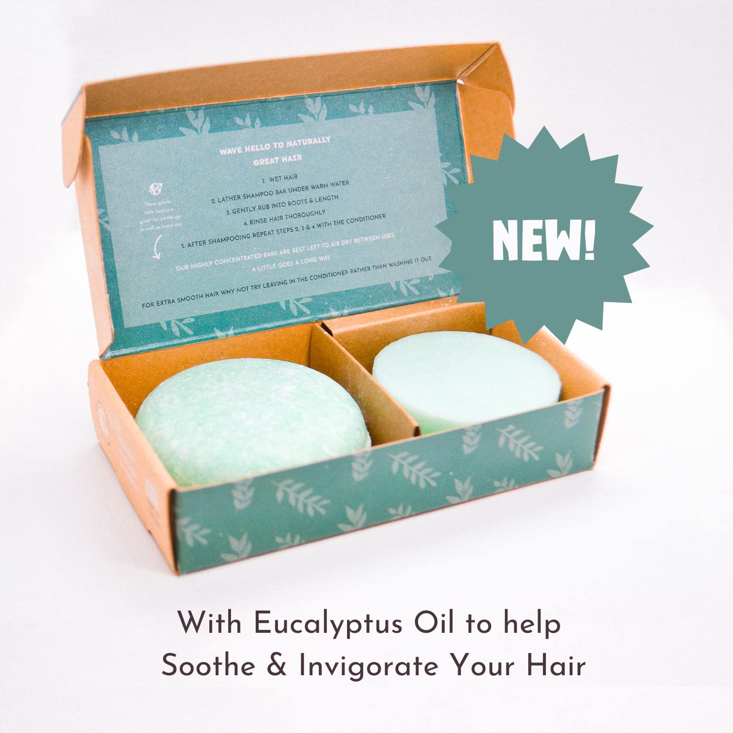 4-in-1 Shampoo & Conditioner Bar Set | Vegan Solid Hair Care Bars for Travel | Natural Moisturizing Shampoo & Conditioner Bars | Perfect Gift for Eco-Friendly Hair Care | Great for Camping, Gym & Sustainable Lifestyle