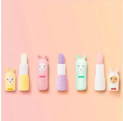 3-Piece Cartoon Lip Balm Set for Dry Lips - Moisturizing & Hydrating Lip Care for Kids & Adults - Perfect for School, Travel, and Daily Use