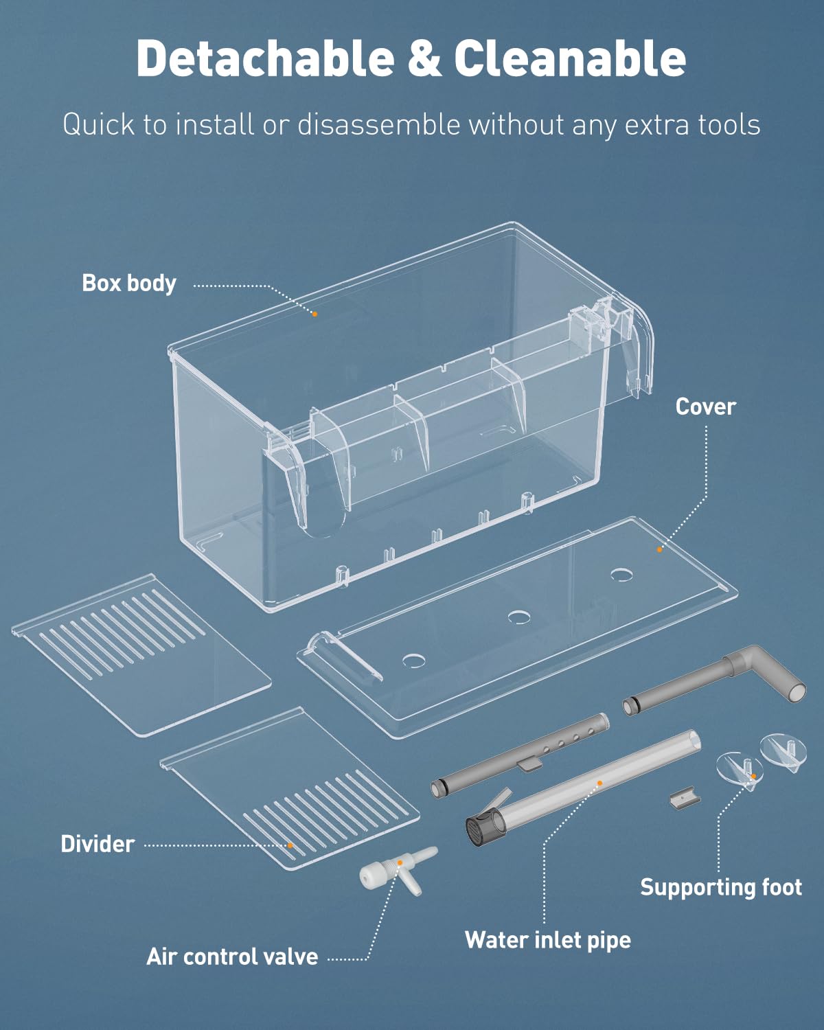 Pawfly Acrylic Aquarium Breeding Box - Fish Tank Hatchery & Incubator for Guppy, Betta, and Aggressive Fish - Perfect for Safe Fry Rearing and Fish Separation in Home Aquariums
