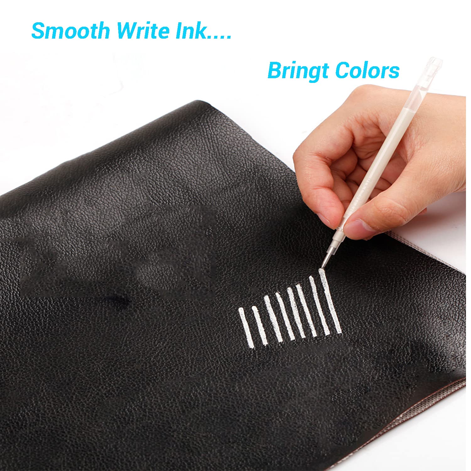 Heat Erasable Fabric Marking Pens - 20 Refills Included for Tailoring, Sewing, Quilting & Dressmaking - White Heat Disappearing Ink Pens for Fabric - Perfect for DIY Crafts, Costume Design & Fabric Projects