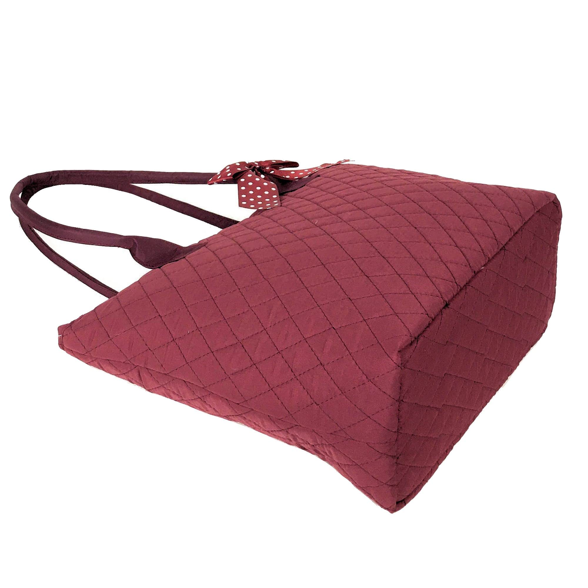 Quilted Shoulder Tote Bag for Women - Stylish Large Capacity Handbag Purse - Perfect for Work, Travel & Shopping