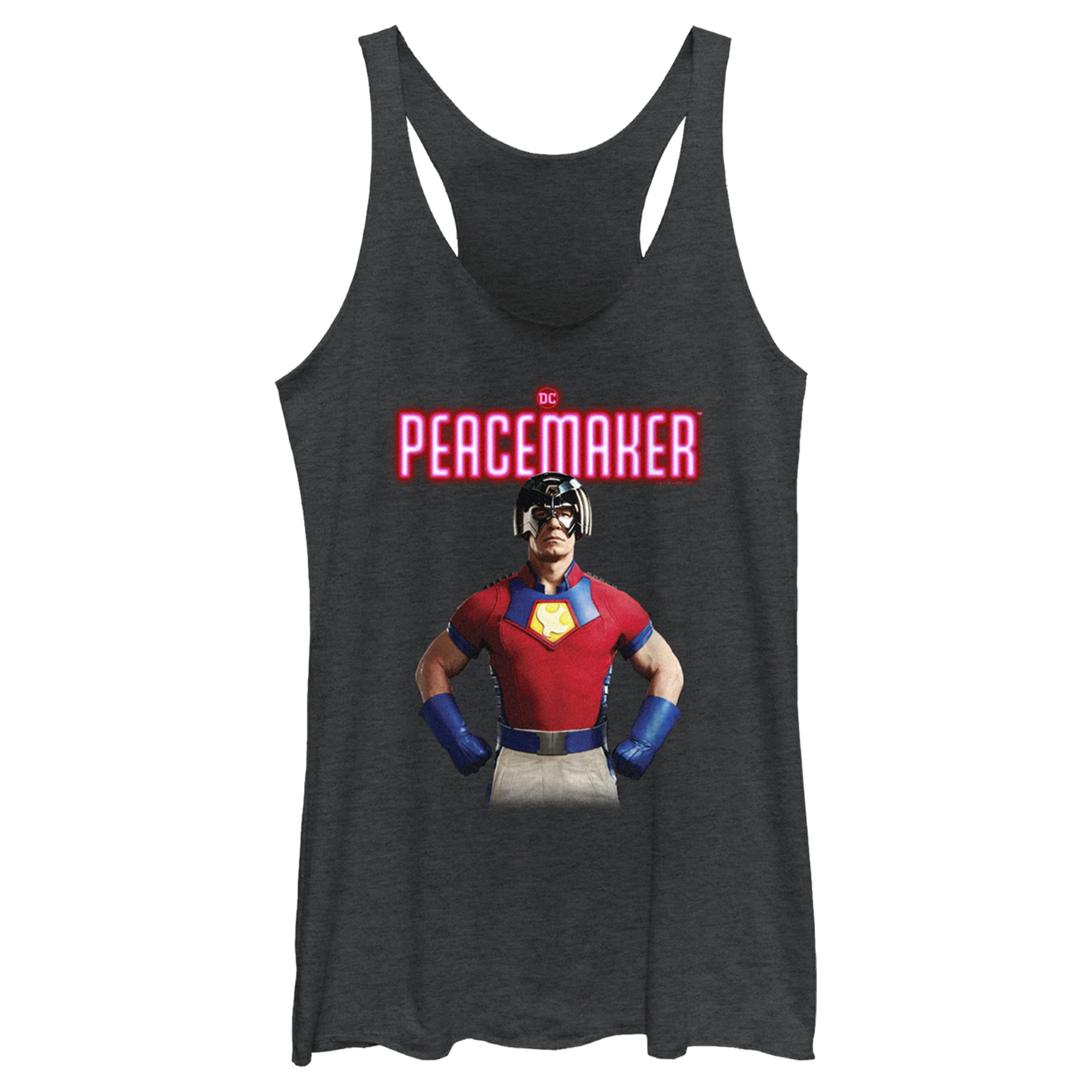 Women's Peacemaker Hero Portrait Racerback Tank Top - Soft Breathable Workout & Casual Wear for Gym, Running, Yoga & Everyday Fashion