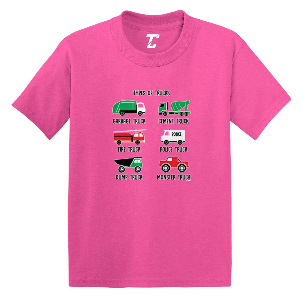 Garbage Monster Fire Truck Toddler T-Shirt - Soft Cotton Jersey Tee for Boys & Girls - Fun Kids Apparel for Playtime & Casual Wear