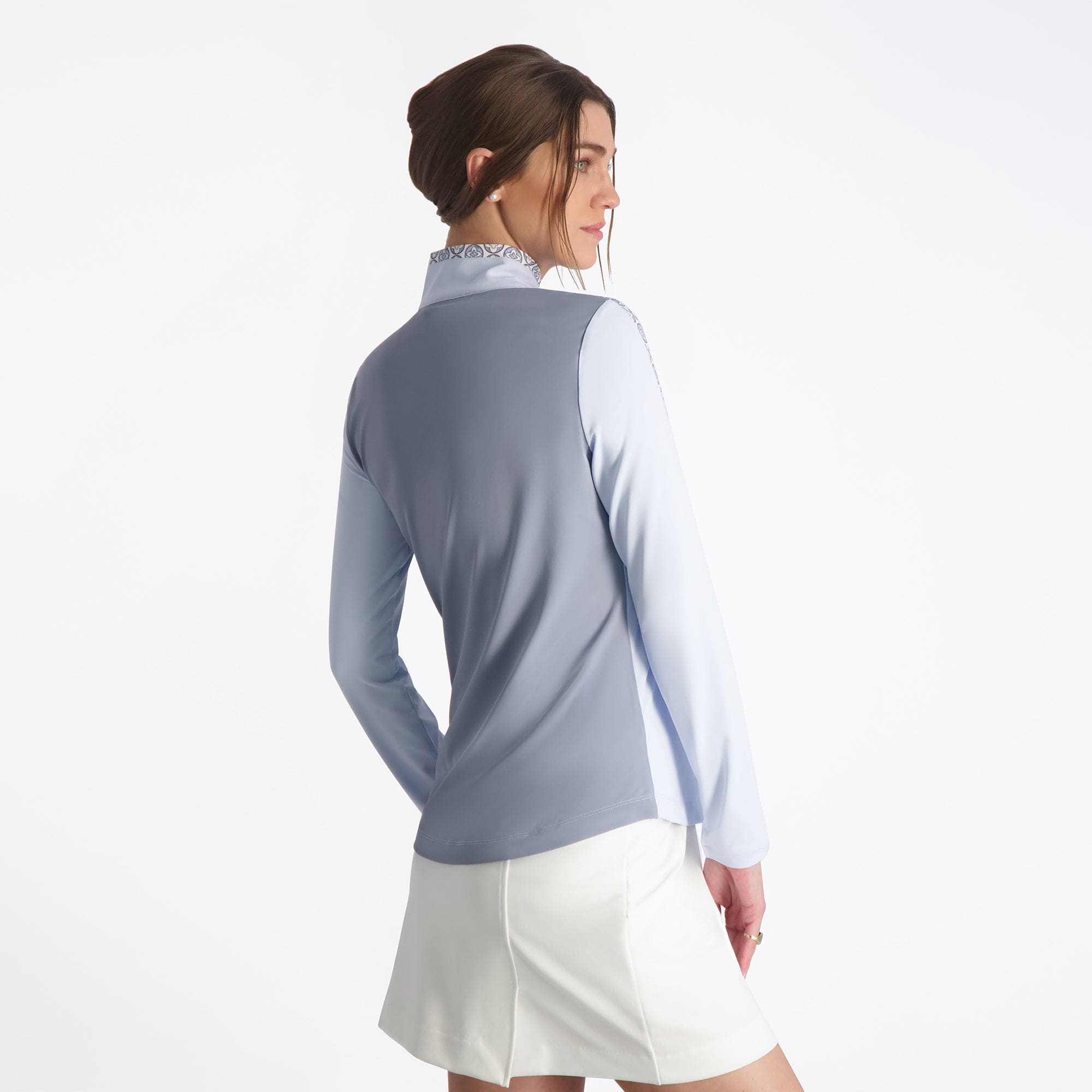 Aimee Zip Mock Neck Sweater - Stylish & Comfortable Women's Knit Top for Casual Wear, Office & Fall Outfits