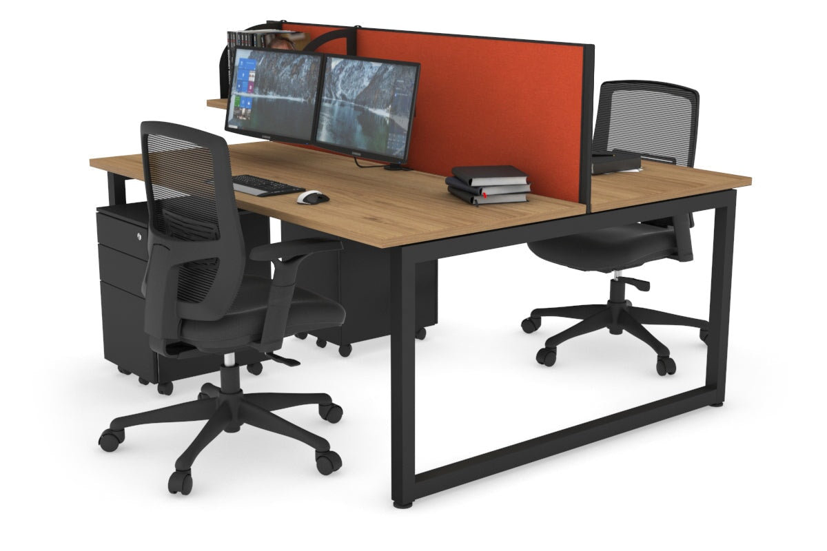 Quadro Loop Legs 2 Person Office Workstation - 47.2