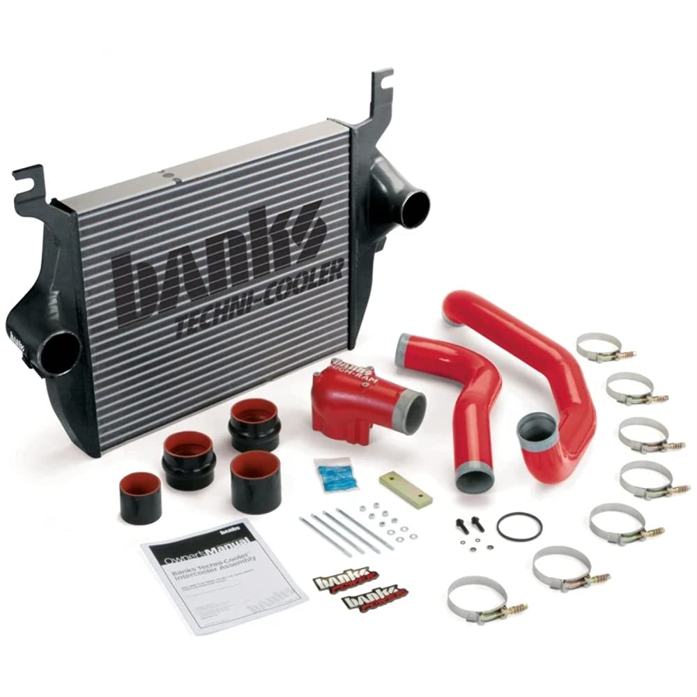 Banks 25975 Techni-Cooler Intercooler System - High Performance Cooling for Turbocharged & Supercharged Engines - Perfect for Racing, Towing & Off-Road Vehicles
