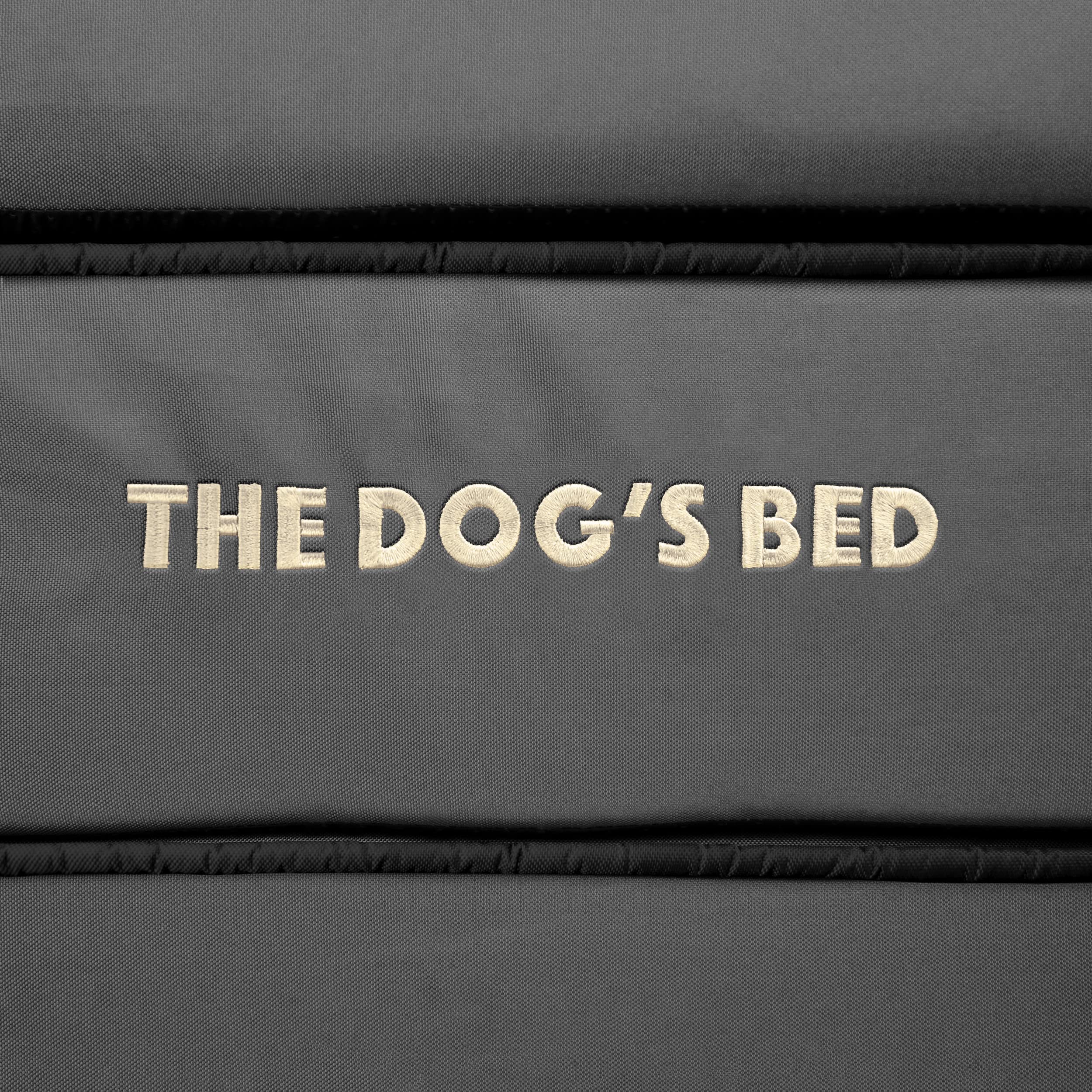 Orthopedic Memory Foam Dog Bed for Large Dogs - XXL 54x36 Inches, Waterproof & Supportive Pet Bed with Removable Washable Cover, Grey & Black - Vet Approved for Joint Pain Relief - Perfect for Elderly Dogs or Pets with Arthritis