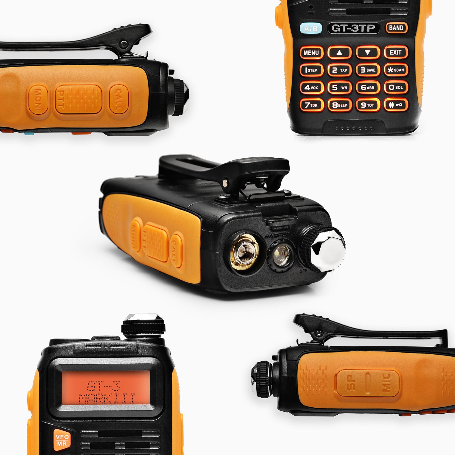 Baofeng GT-3TP Mark III Dual Band Two-Way Radio with Programming Cable - Long Range Walkie Talkie for Outdoor Adventures, Hiking, Camping & Emergency Communication