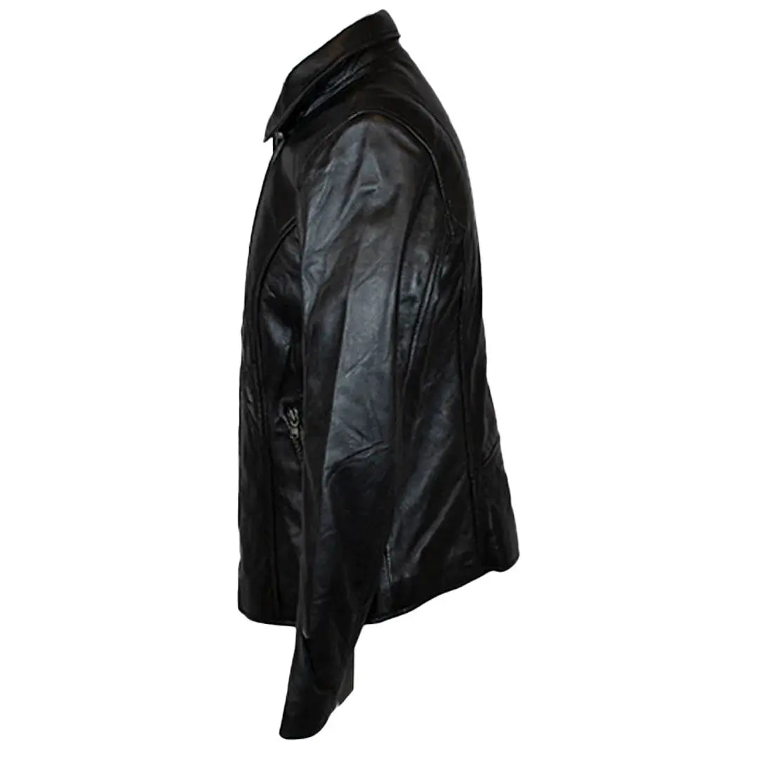 BOL Women's Lamb Leather Biker Style Jacket - Fashionable Motorcycle Jacket for Women - Perfect for Riding, Casual Outfits & Night Out