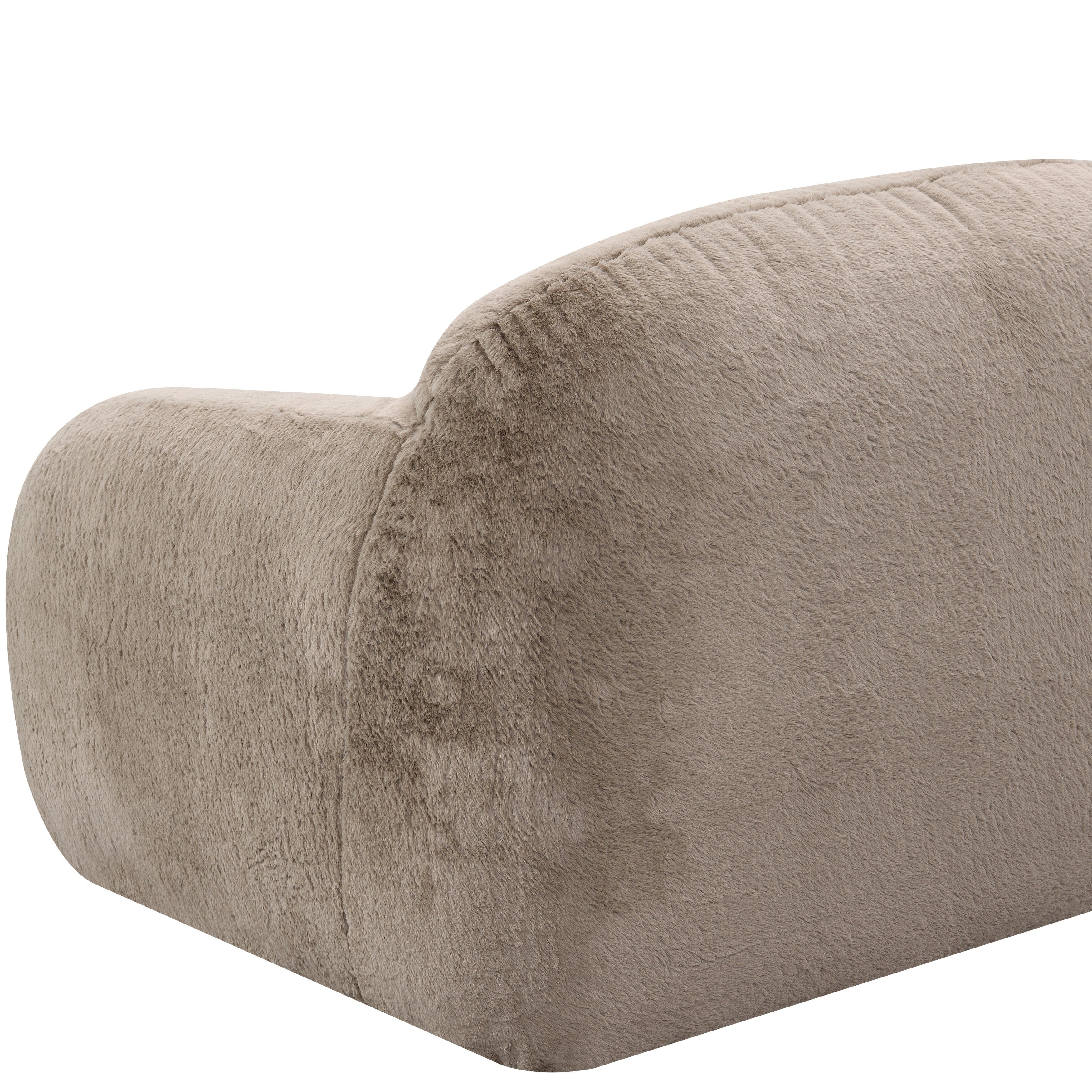 Roundhill Furniture Adell Polar Bear 2-Piece Living Room Set - Sofa & Swivel Chair for Cozy Home Decor | Perfect for Small Spaces, Apartments & Family Gatherings