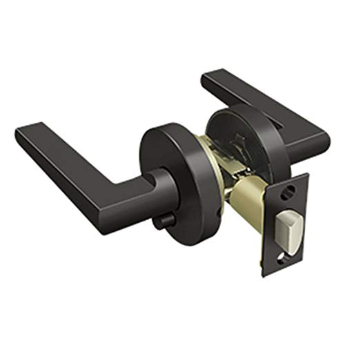 Deltana Portmore Lever Privacy Door Handle - Right Handed for Bedrooms, Bathrooms & Interior Doors | Secure & Stylish Hardware for Home Privacy