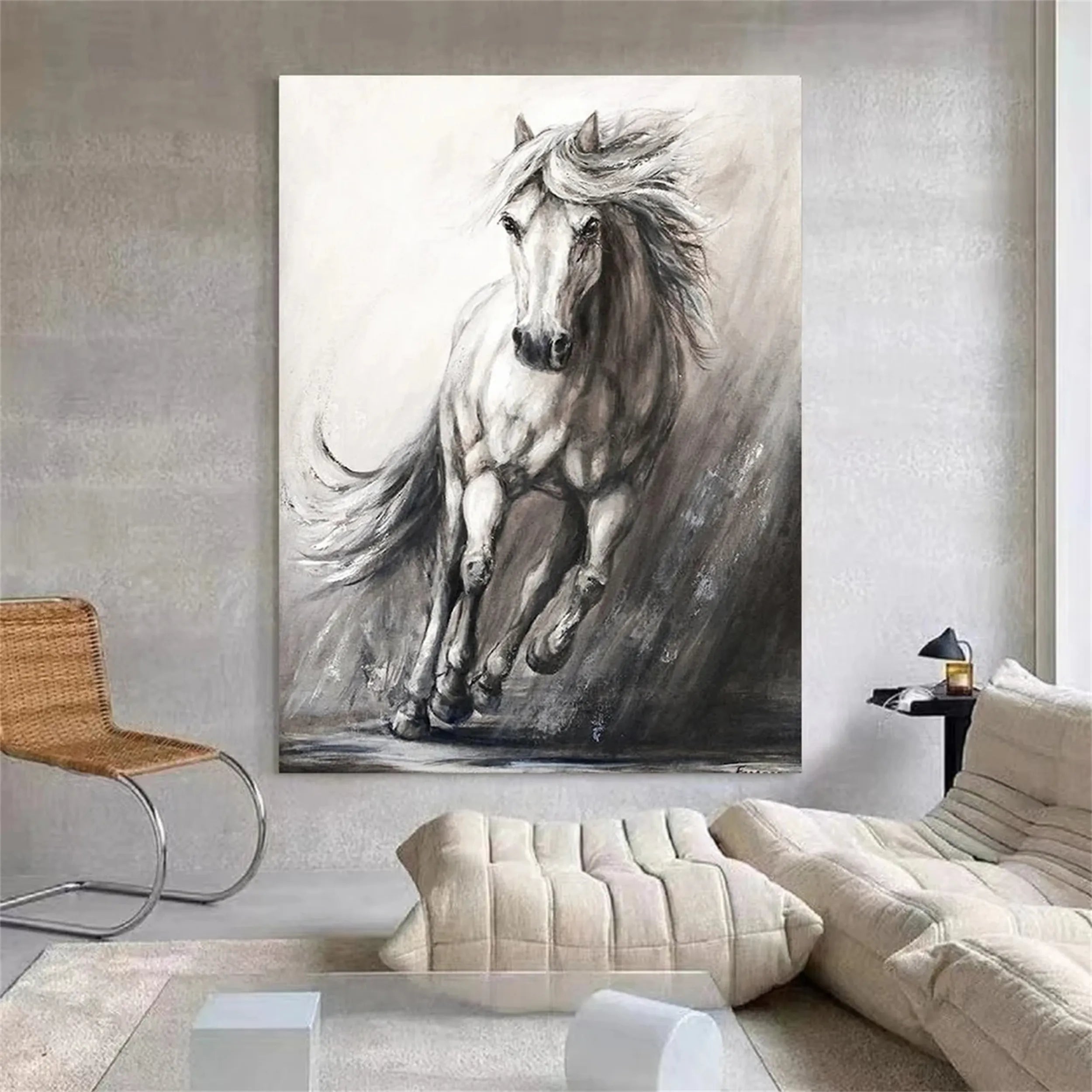 Animal Art Painting #AP048 - Handmade Canvas Wall Decor for Living Room, Bedroom & Office - Perfect Gift for Pet Lovers & Home Decor