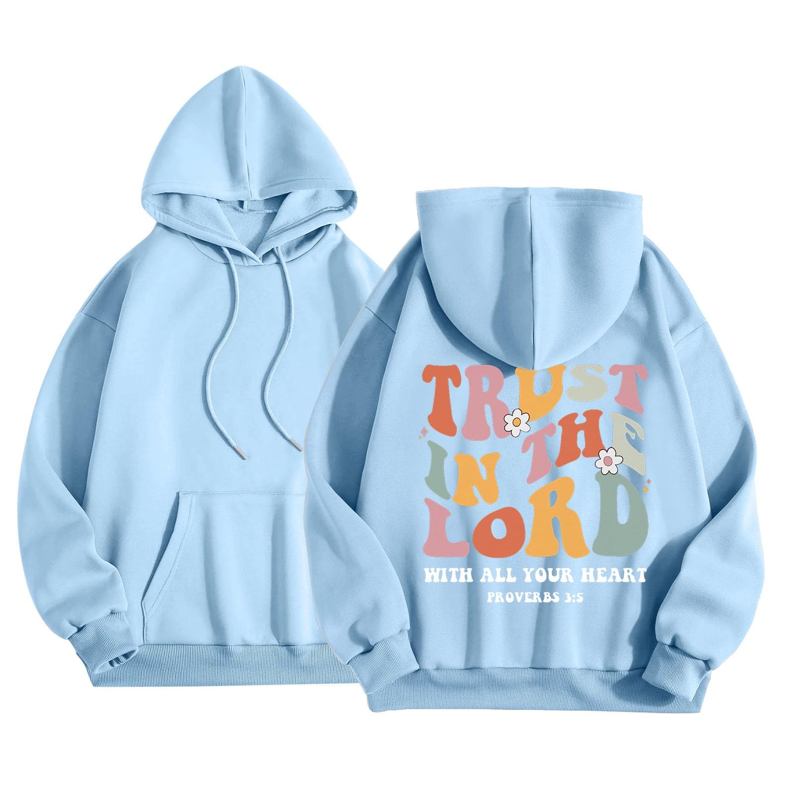 Christian Women's Jesus Hoodies - Bible Verse Sweatshirts for Church & Daily Wear