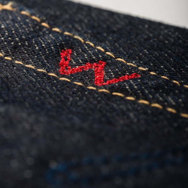 Iron Heart IH 555S 21oz Selvedge Denim Super Slim Indigo Jeans for Men - Premium Raw Denim Pants for Motorcycle Riding & Urban Fashion