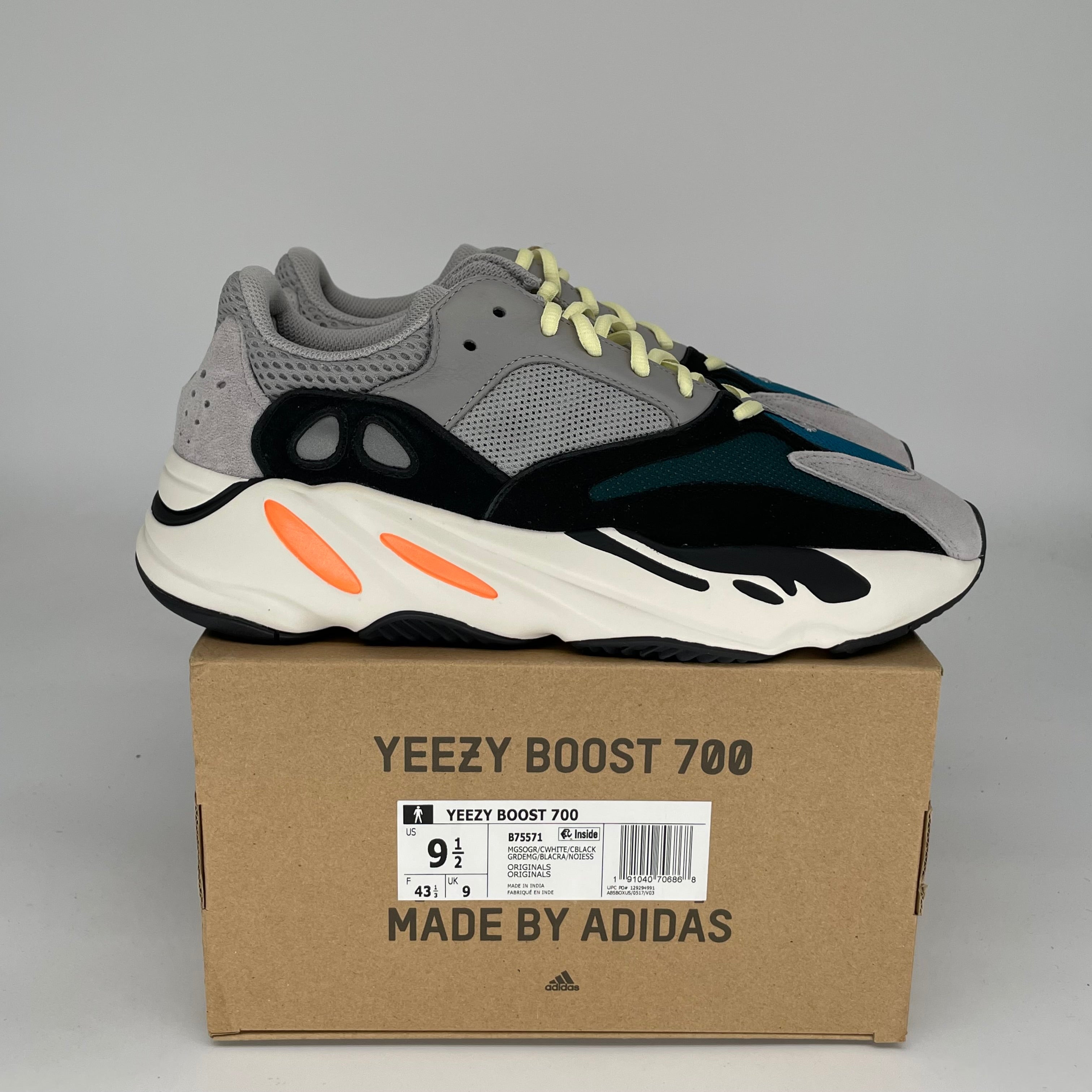 Adidas Yeezy 700 Wave Runner Sneakers - Men's Size 9.5 (B75571) | Comfortable Running Shoes for Casual Wear & Street Style Fashion