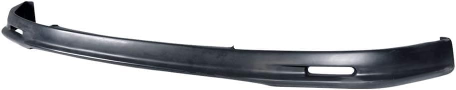 Mugen Style PU Front Bumper Lip for 1992-1995 Honda Civic EG Hatchback & Coupe (2 Door) - Unpainted Matte Black | Car Body Kit Upgrade for Enhanced Style & Aerodynamics | Perfect for Street Racing & Car Shows