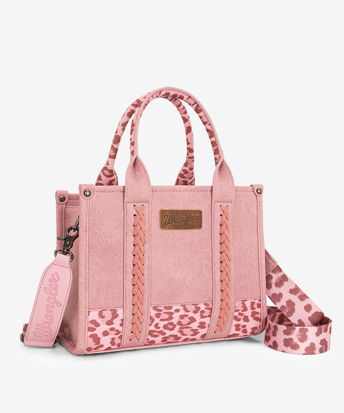 Wrangler Cow Print Crossbody Tote Bag for Women - Stylish Western Handbag for Everyday Use, Shopping & Travel