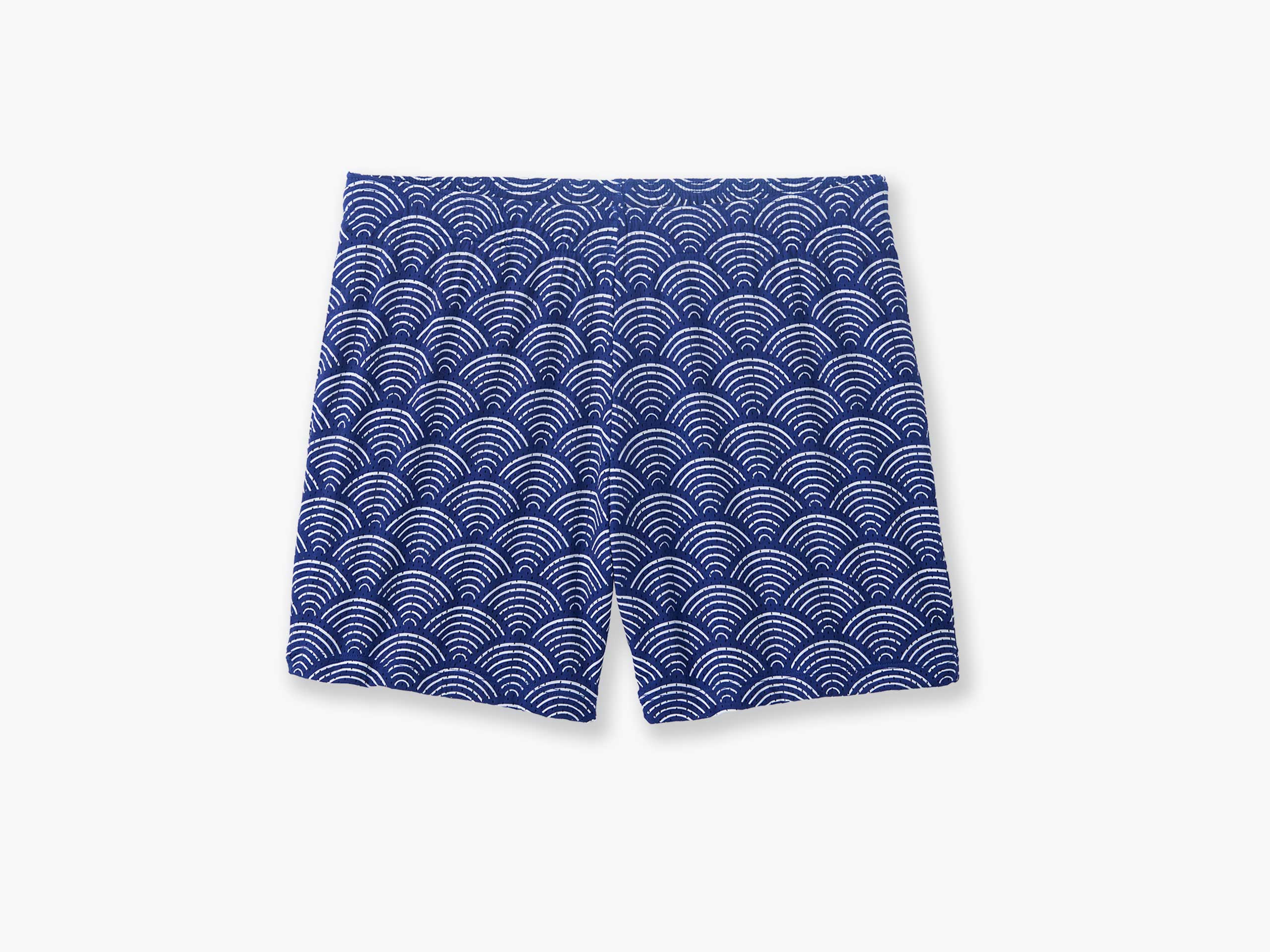 4 Pocket Lounge Shorts for Men - Comfortable Casual Indigo Sunrise Color - Perfect for Relaxing at Home, Lounging, or Running Errands