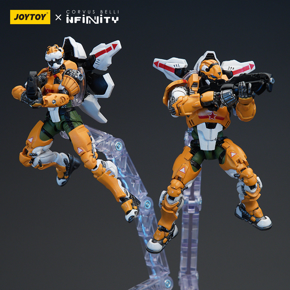 JOYTOY 1/18 Scale Infinity Yu Jing Special Action Team Black Ops Tiger Soldier Action Figure - Collectible Military Model for Display & Wargaming Scenes