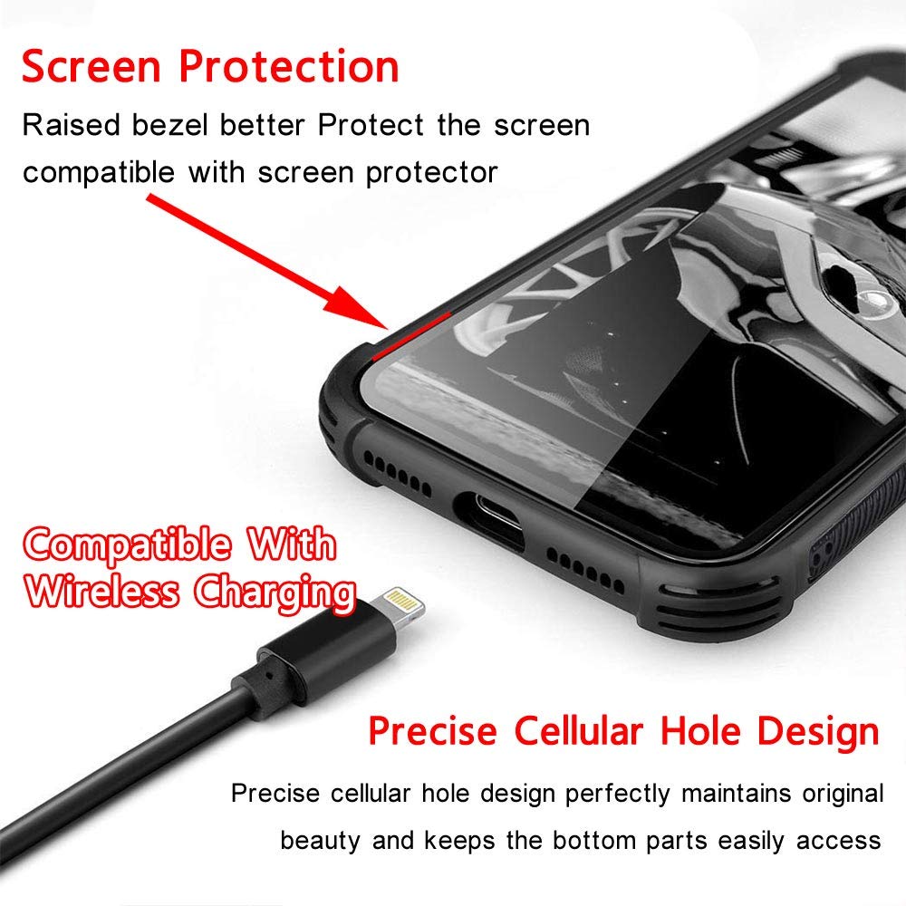 Rugged iPhone XR Case with Military-Grade Protection | Shockproof & Anti-Scratch Cover | Gray Flag Design | Perfect for Outdoor Adventures & Daily Use
