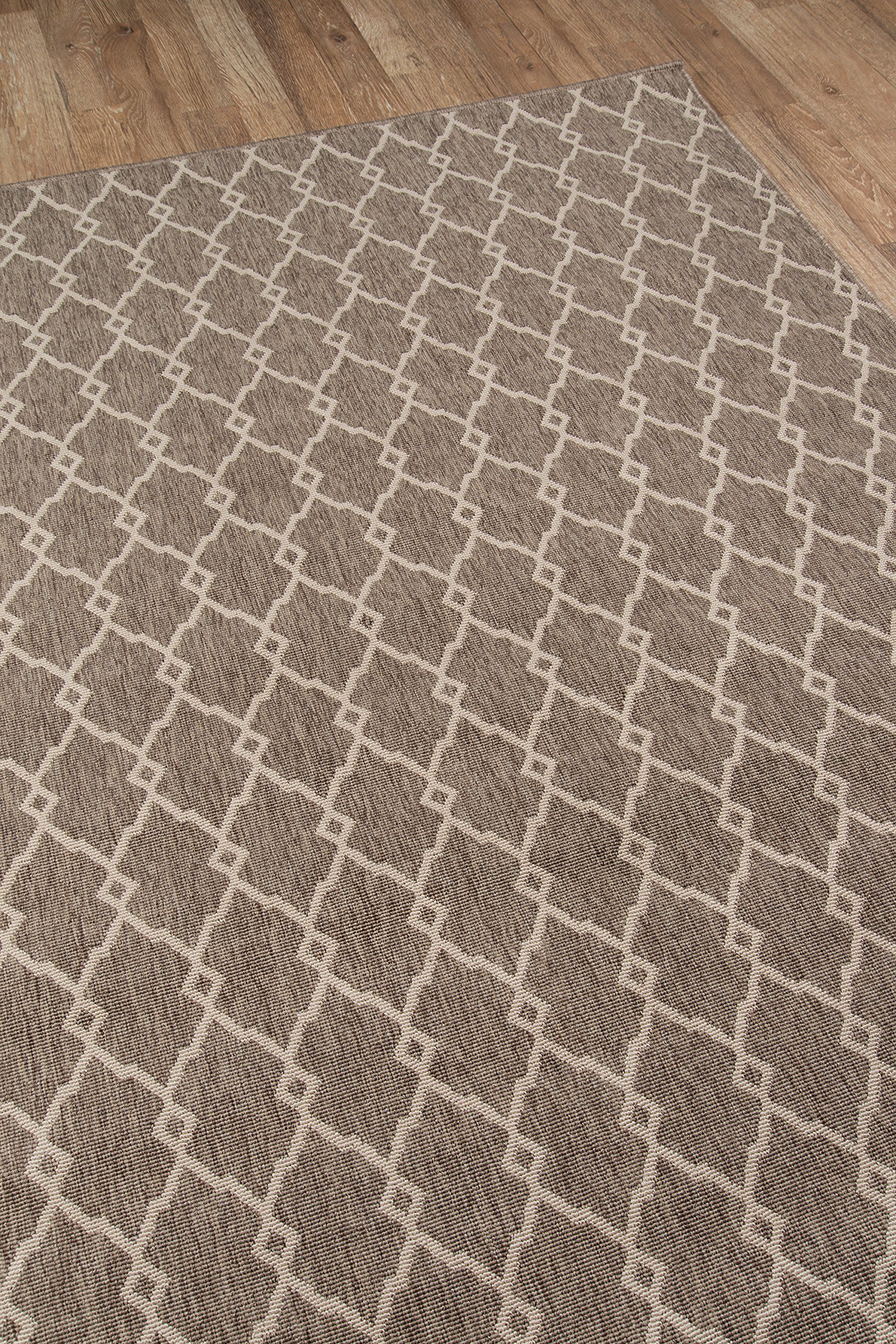 Momeni Rugs Baja Collection Contemporary Indoor Outdoor Area Rug - Easy to Clean, UV Protected, Fade Resistant - 1'8