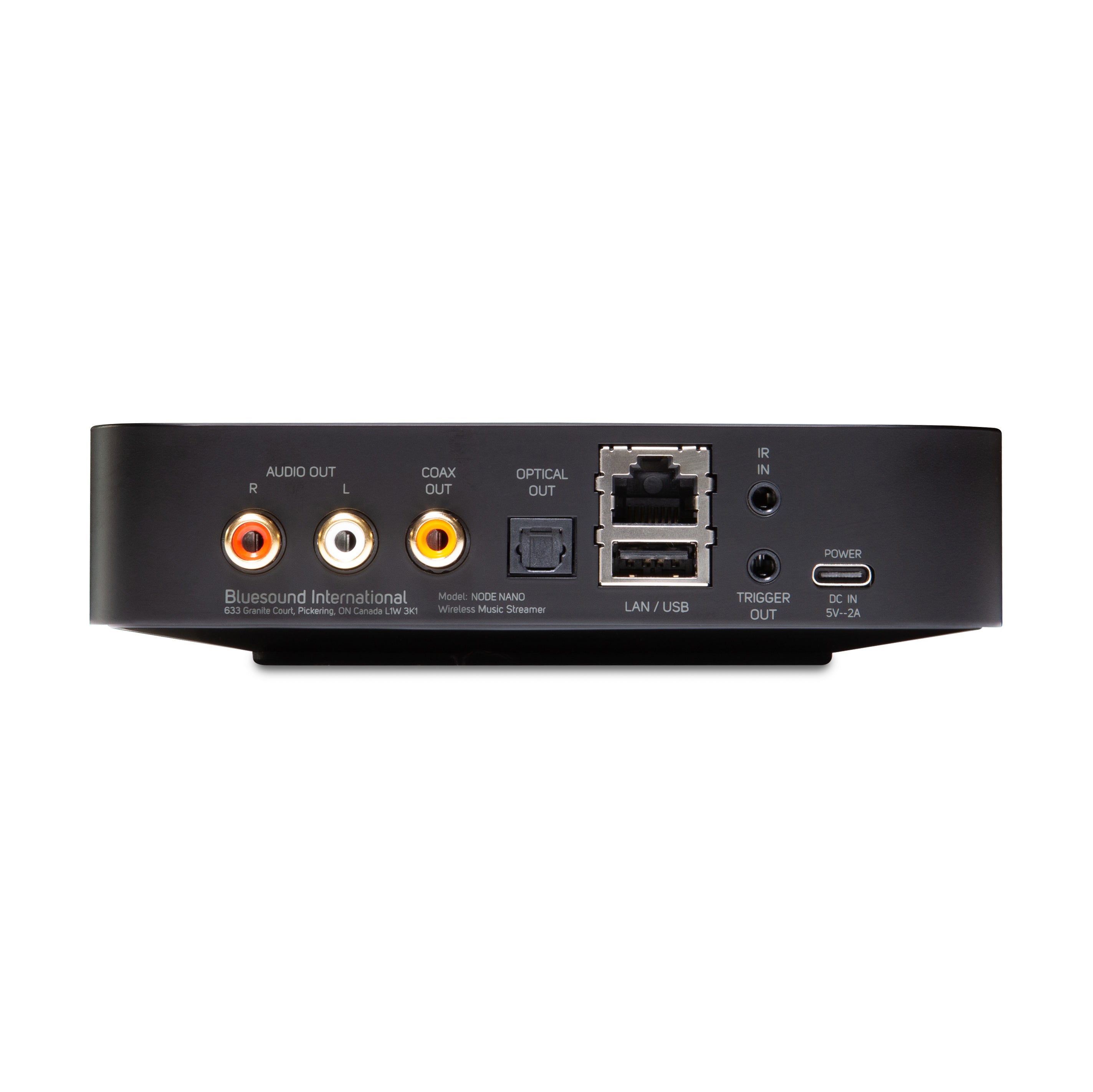 Bluesound NODE NANO Hi-Res Wireless Music Streamer - Premium Audio for Home Theater & Multi-Room Listening