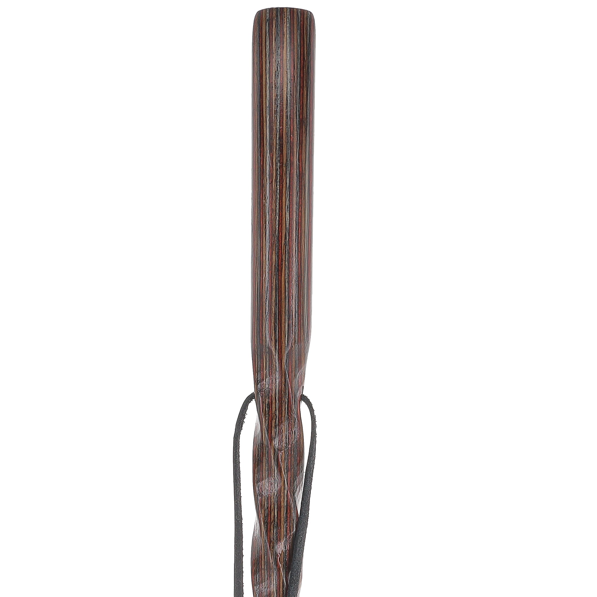 Premium USA Made Colortone Jacaranda Hiking Staff with Compass - Handcrafted Rustic Wooden Walking Stick for Outdoor Adventures, Trekking & Mountain Climbing