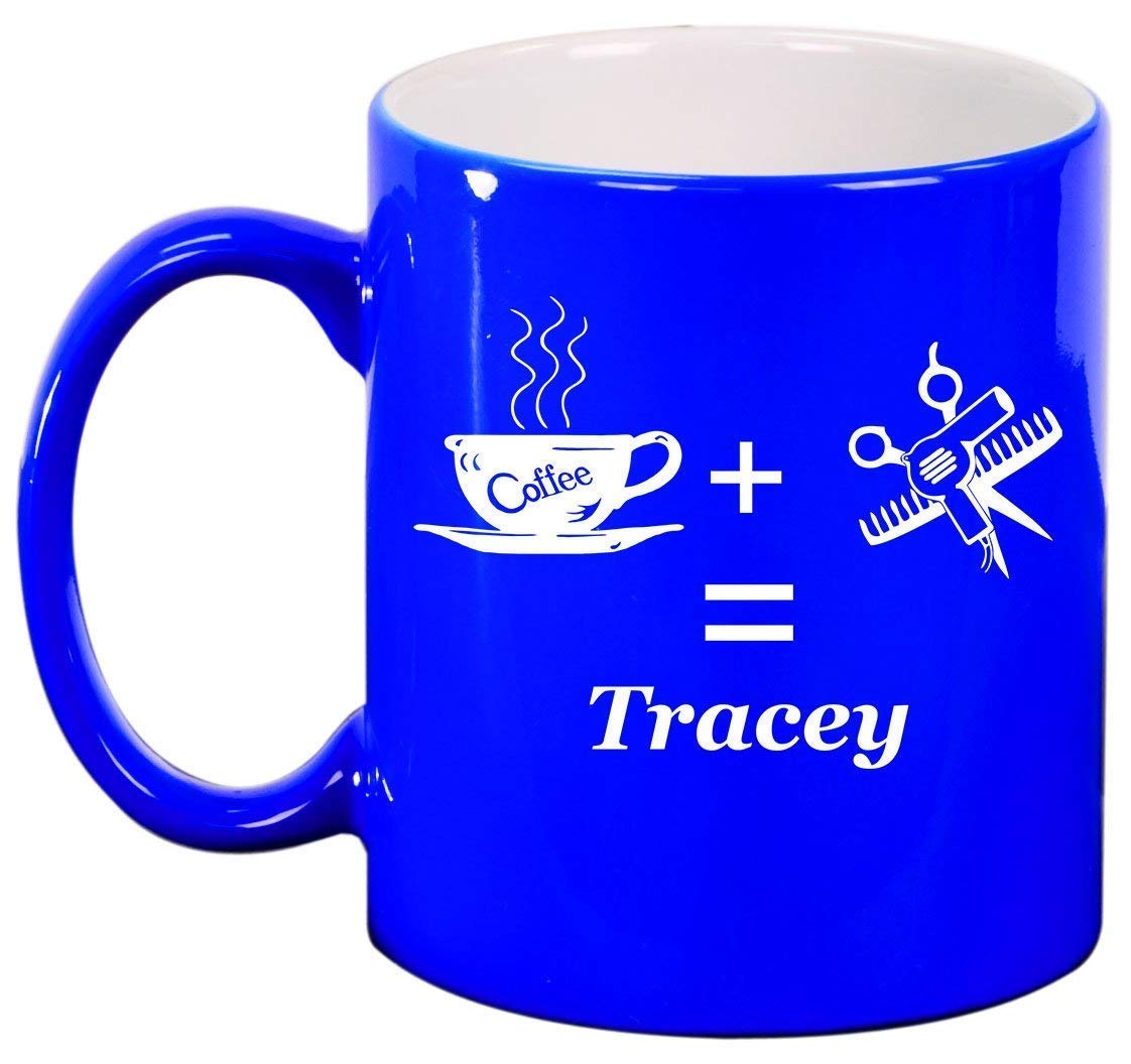 Personalized Engraved 11 oz Ceramic Coffee Mug - Custom Hair Stylist Gift for Coffee Lovers | Perfect for Salons, Home Use & Office