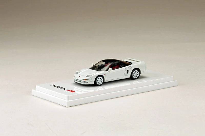 1:64 Scale Honda NSX (NA1) Type R 1994 Championship White Diecast Model Car with Engine Display - Collectible Japanese Sports Car for Display, Racing Enthusiasts & Hobbyists