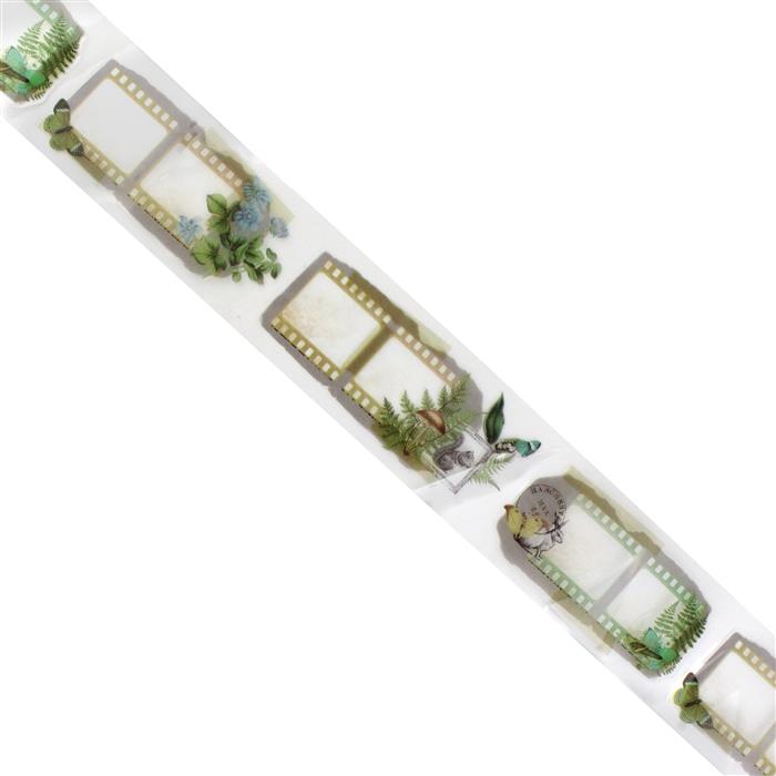 Arden Creative Studio Hidden Creek Filmstrip Kiss Cut PET Tape - Premium Adhesive Tape for Scrapbooking, Card Making & DIY Crafts - Perfect for Photo Albums, Journals & Home Decor Projects