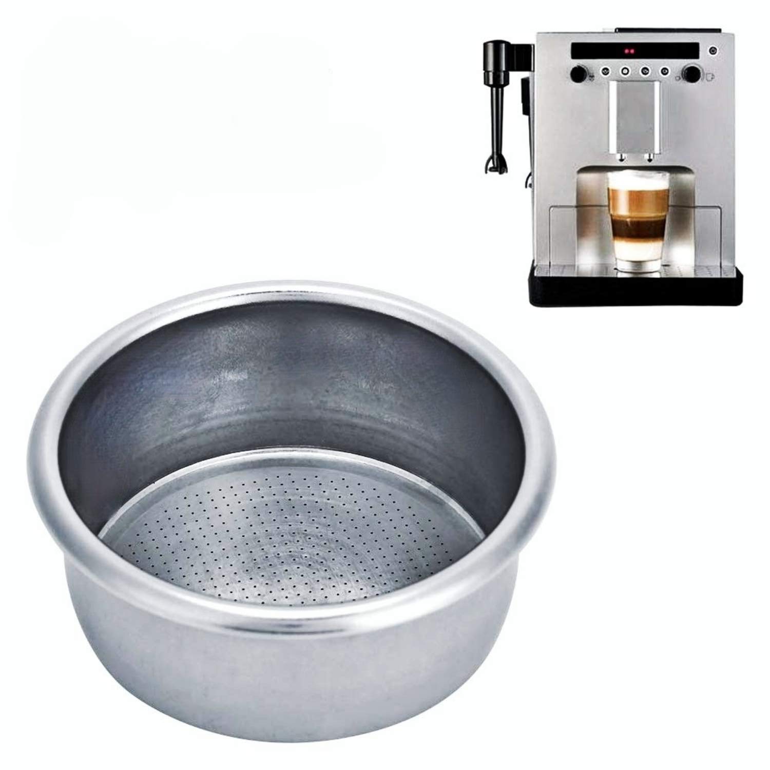 Stainless Steel Coffee Filter Basket for Breville - 54mm NonPressurized, Reusable & Easy Clean - Perfect for Home & Office Brewing
