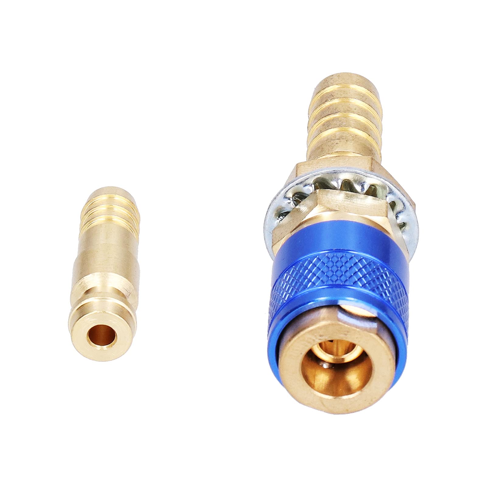 Brass Quick Connector for TIG Welding Torch - Welding Equipment Accessory (Blue) for Professional Use