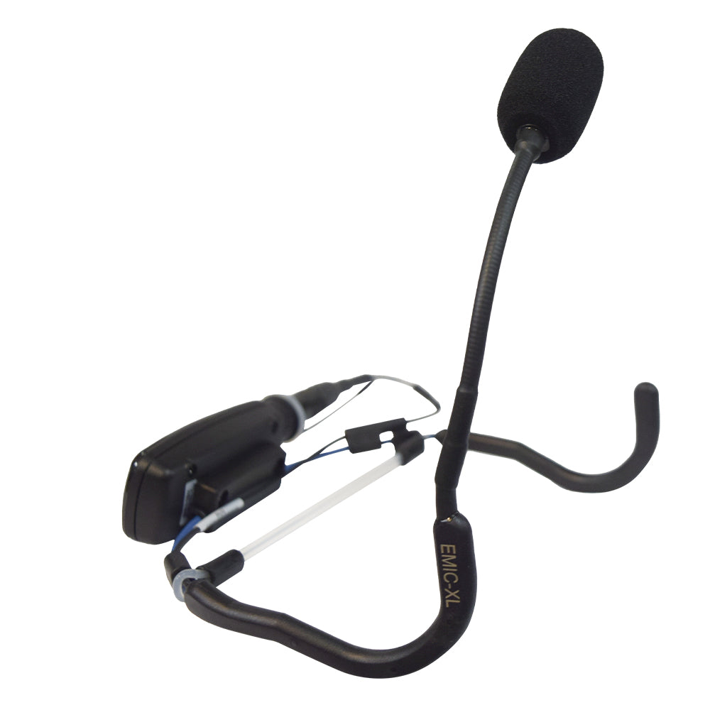 Fitness Audio U Series Mini TX EMic XL Wireless Microphone System for Singing, Karaoke, Public Speaking & Recording - Portable Clip-on Mic for Performers, Presenters & Content Creators
