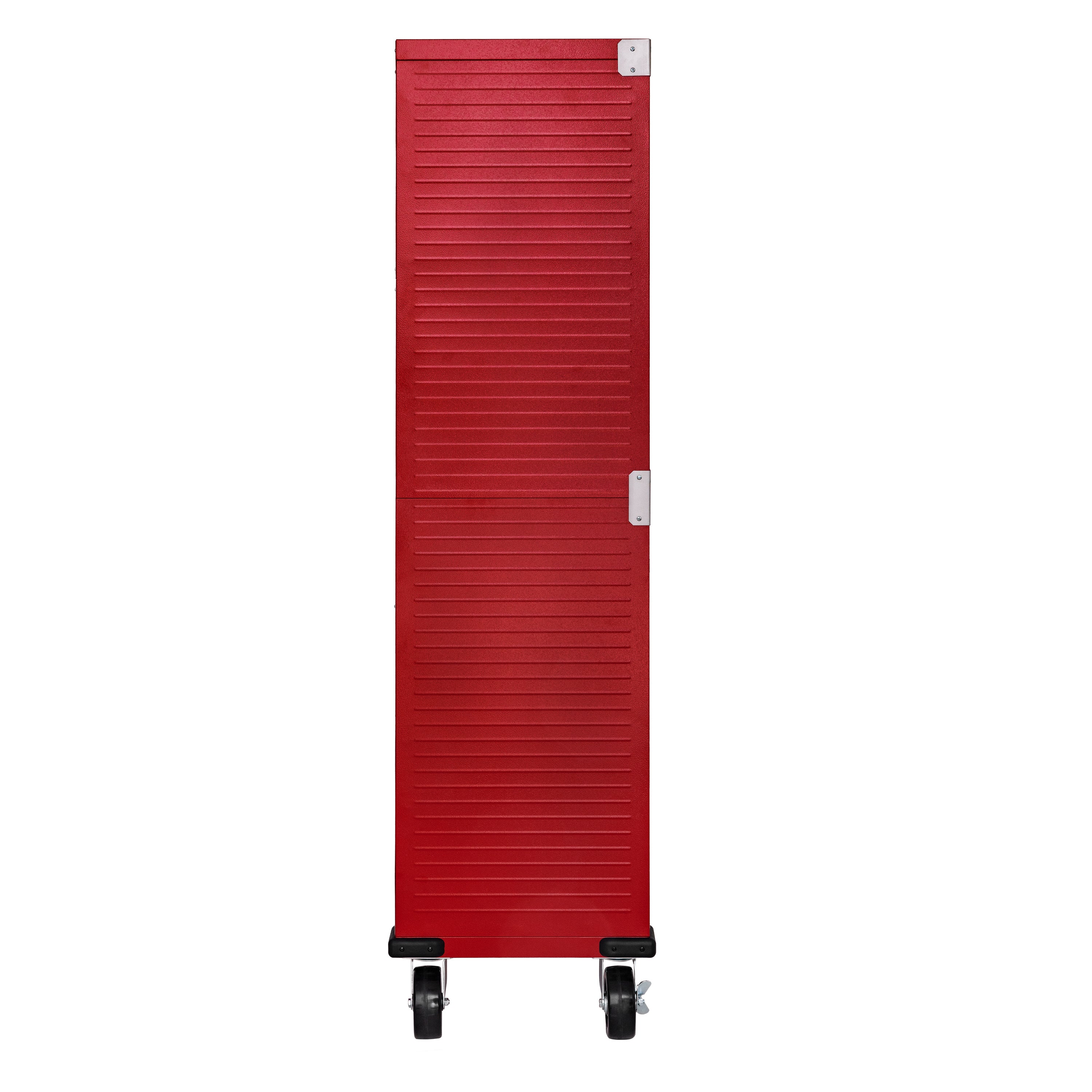 UltraHD® Rolling Storage Cabinet - 3-Tier Mobile Organizer with Wheels, Red - Perfect for Office, Home, or Garage Organization