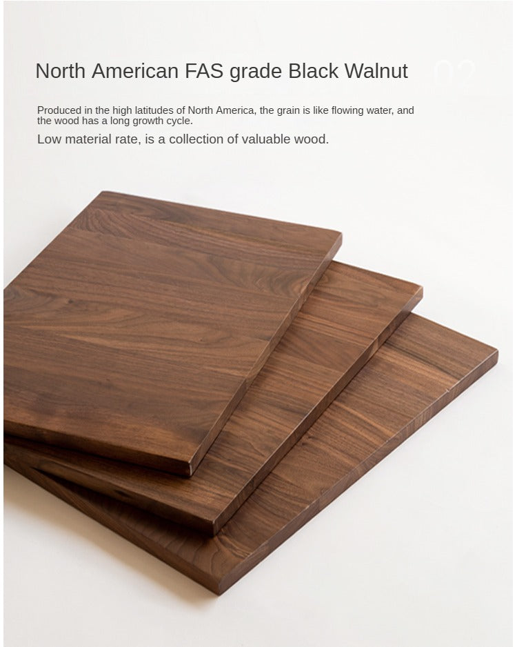 Modern Solid Black Walnut Wood Wardrobe - Stylish & Minimalist Closet Organizer for Bedroom, Walk-in Closet, or Guest Room Storage