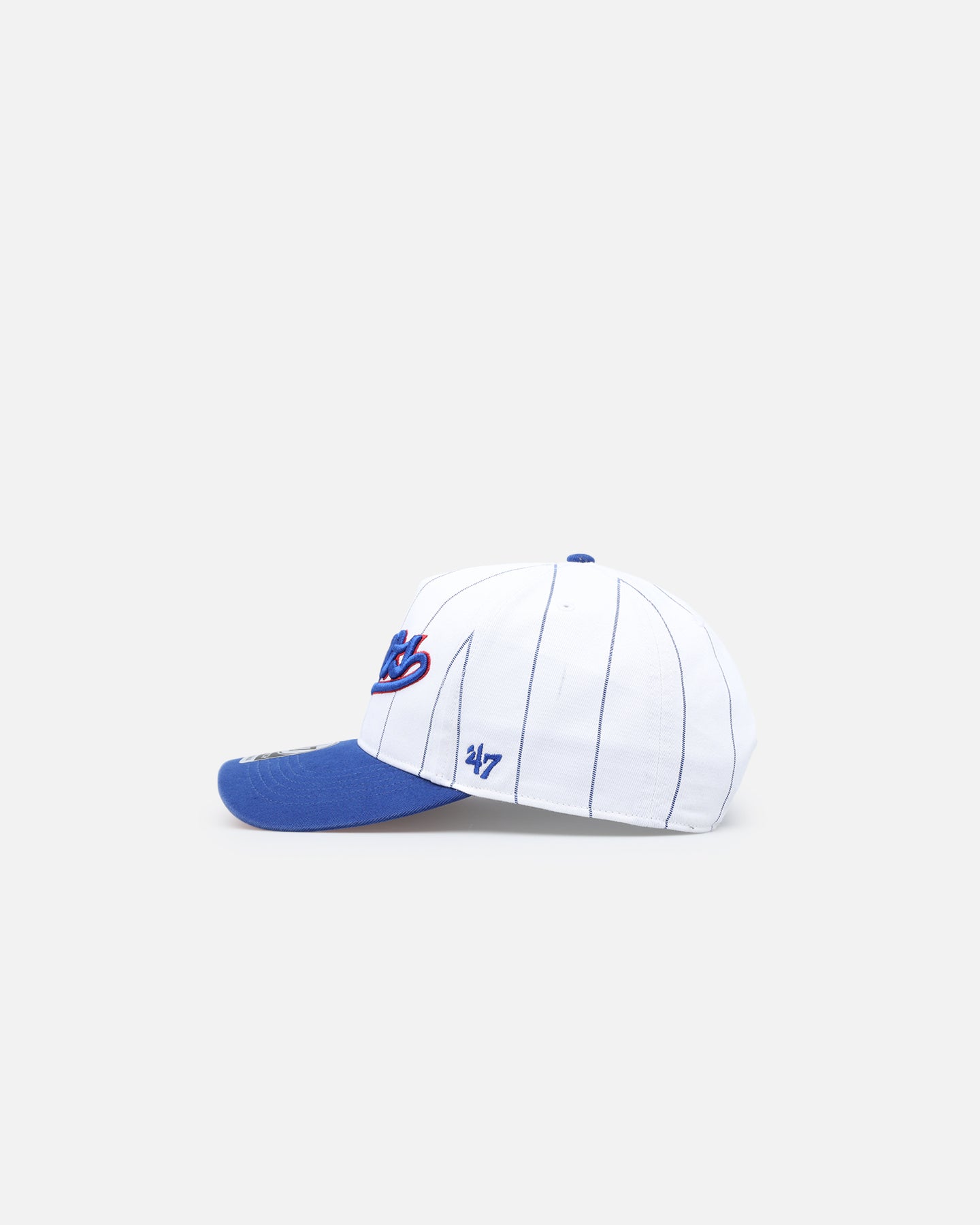 47 Brand Washington Expos 'Double Header Pinstripe' Snapback Hat - Adjustable Hitch Back Closure, White Baseball Cap for Men & Women - Perfect for Sports Games, Casual Outfits and Fan Collections