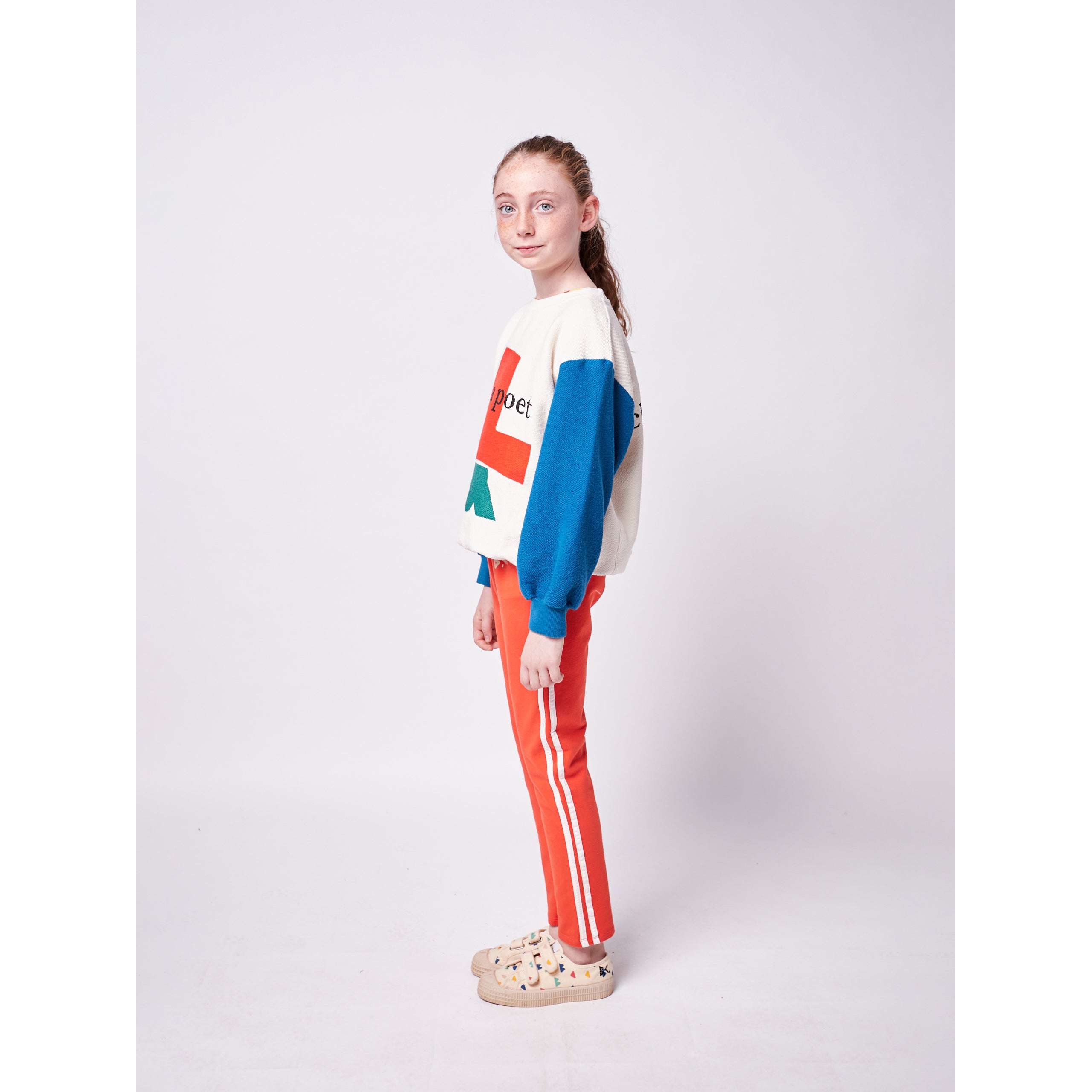 Bobo Choses I'm A Poet Sweatshirt - Soft Cotton Pullover for Kids | Perfect for School, Playdates & Casual Outings