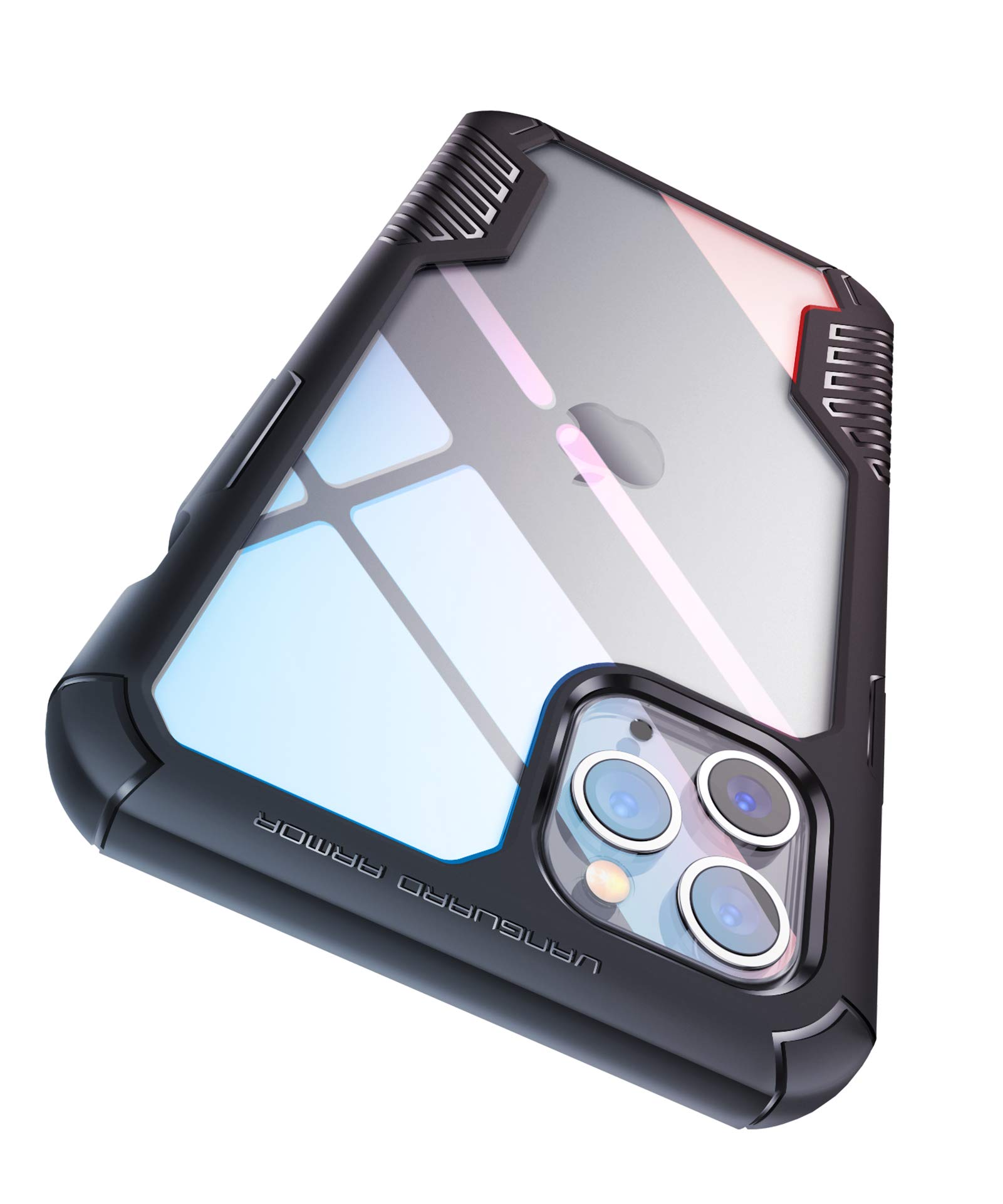MOBOSI Vanguard Armor Military Grade Shockproof Case for iPhone 11 Pro Max (6.5 Inch 2019) - Rugged Heavy Duty Drop Protection Cover, Matte Black - Perfect for Outdoor Adventures, Construction Work & Extreme Sports