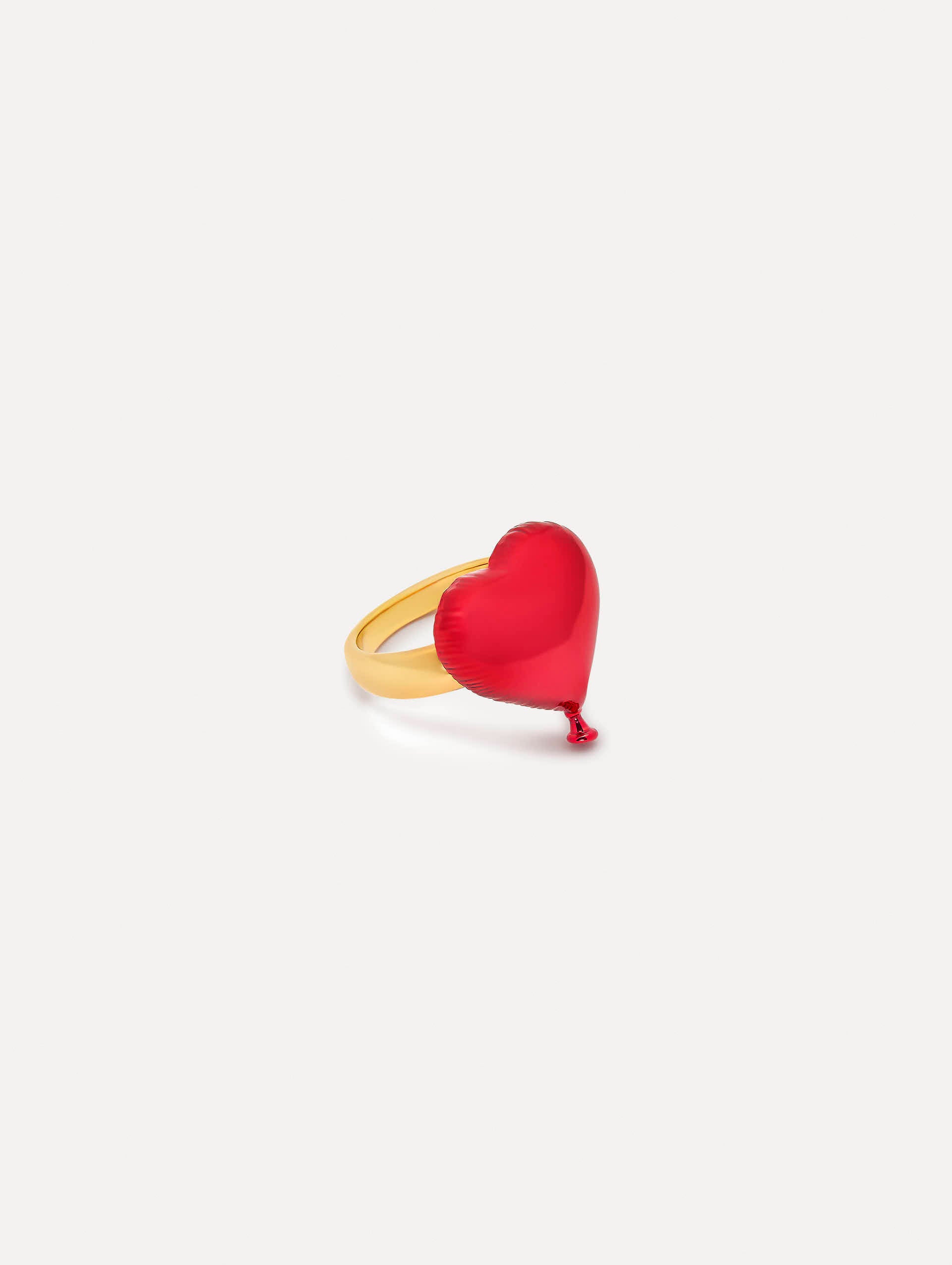 Heart Balloon Ring - Elegant & Playful Jewelry for Women | Perfect for Valentine's Day, Anniversaries & Romantic Dates | Cute Gift for Girlfriend, Wife or Loved Ones