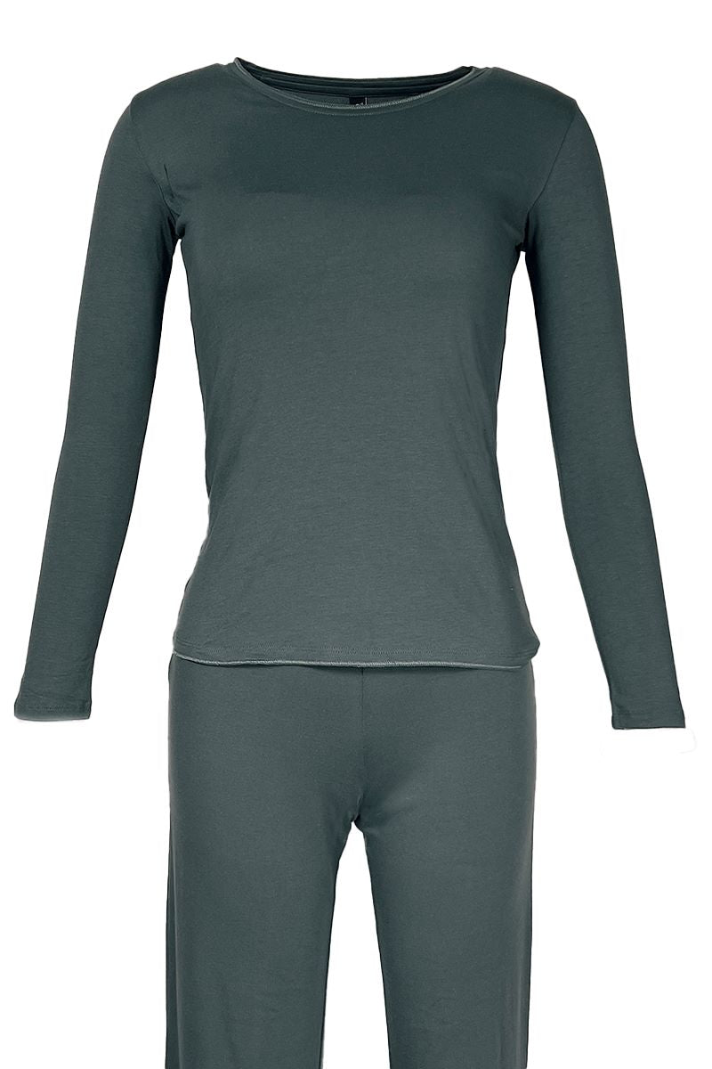 Premium Long Sleeve Crew Neck T-Shirt for Men & Women | Soft Cotton Comfort Fit Basic Tee | Casual Wear, Layering & Everyday Outfits