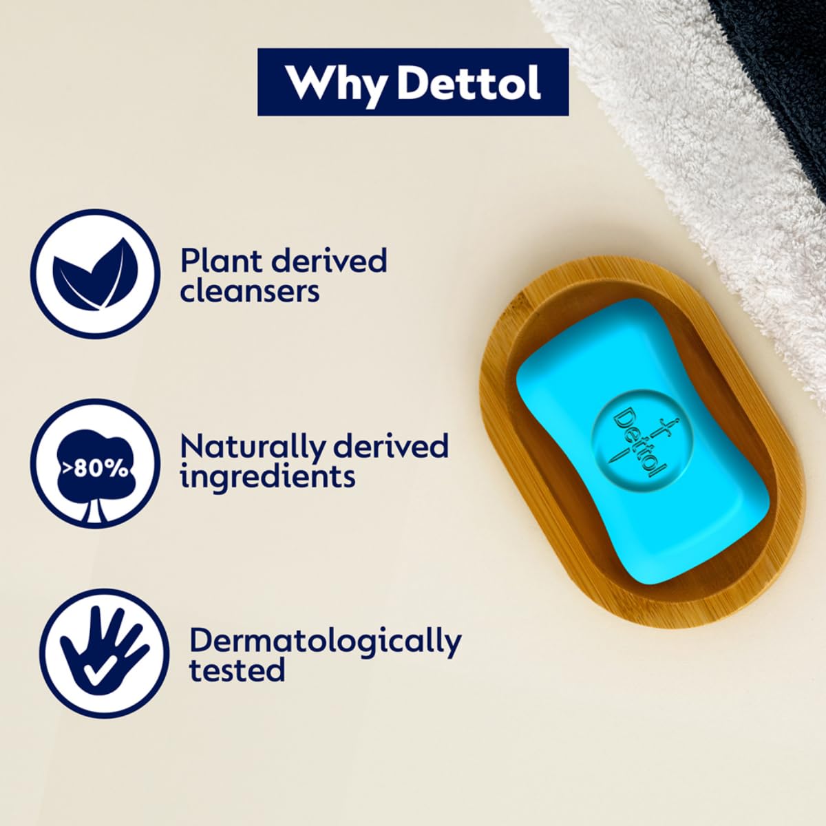 **Dettol Cologne Fresh Bathing Soap Bar - 150g (Pack of 8) | 100% Better Odor Protection, Antibacterial & Refreshing | Ideal for Gym, Travel & Daily Hygiene**