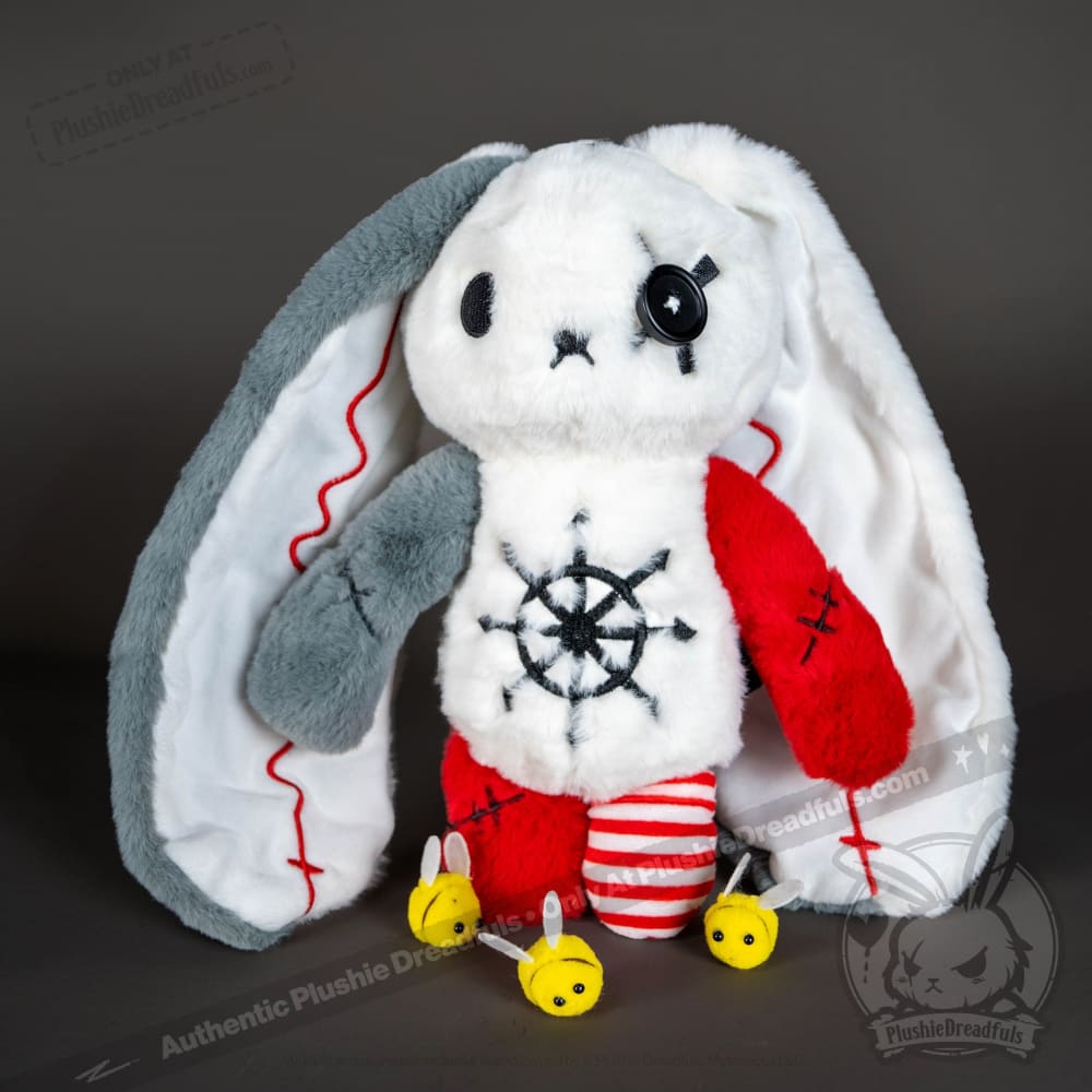 Plushie Dreadfuls ADHD Rabbit Stuffed Animal - Soft Plush Toy for Kids with ADHD, Anxiety Relief & Sensory Comfort | Perfect for Therapy, Bedtime & Emotional Support