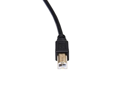 8 Feet USB Cable for Thermal Receipt Printers - Compatible with WELQUIC, Arturia MicroBrute, Elektron Digitone & Fujitsu fi-7162 - Fast Data Transfer for POS Systems, Synthesizers & Document Scanners