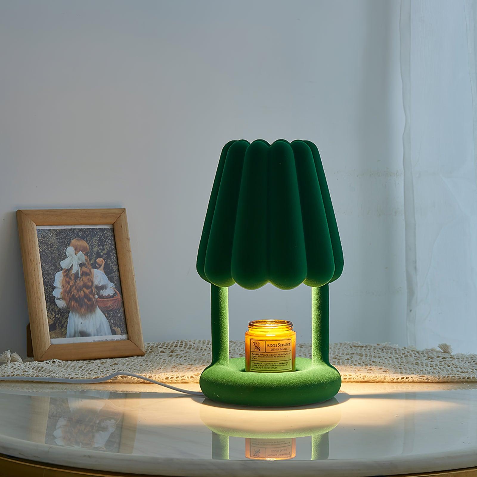 Coral Ice Cream Table Lamp - Decorative LED Night Light for Bedroom, Living Room & Kids Room - Perfect for Home Decor & Gift Giving