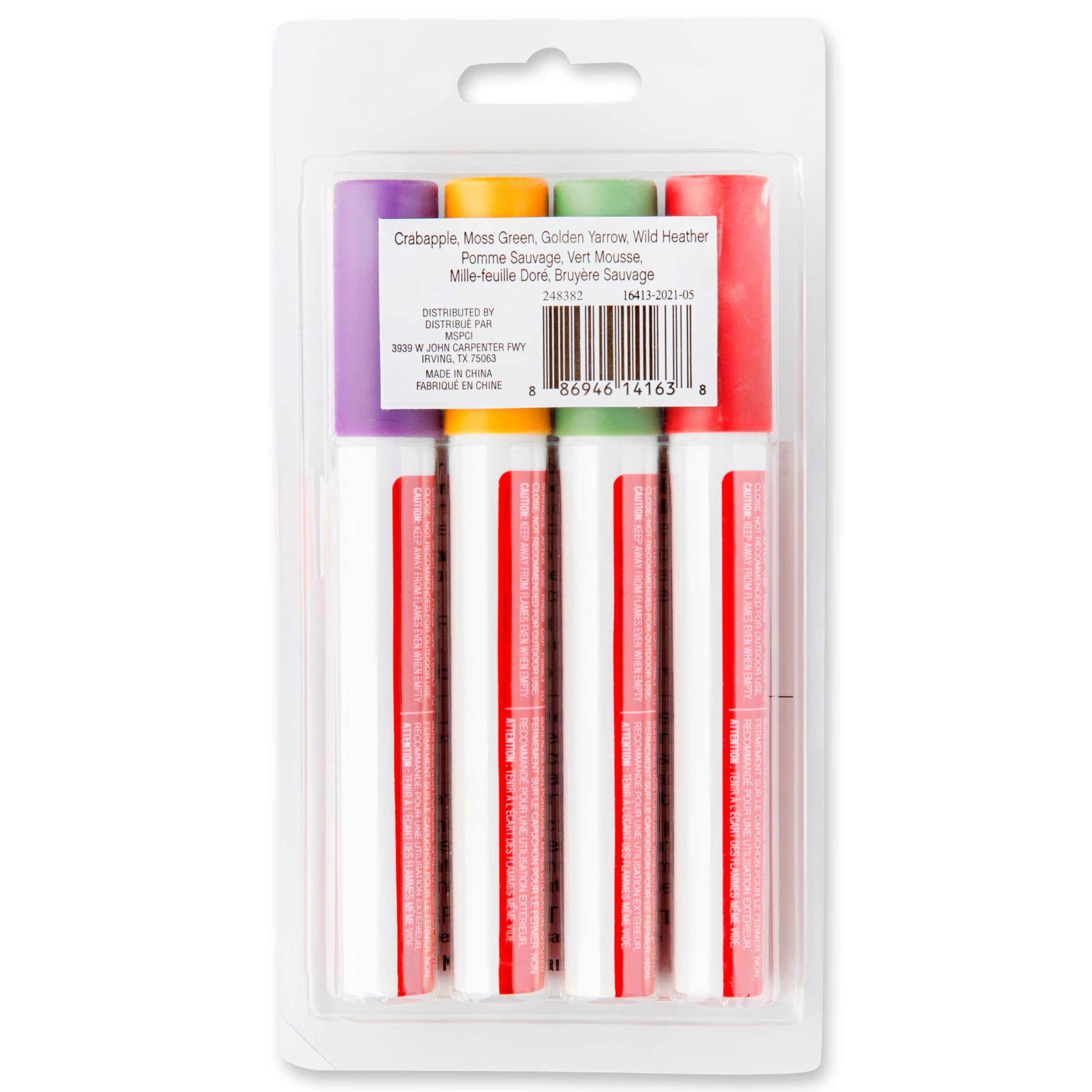 Vibrant Chalk Marker Set - 4 Pack Wet Erase Markers for Chalkboards, Windows & Signs | Craft Smart® Non-Toxic & Erasable | Perfect for Restaurants, Classrooms & DIY Crafts