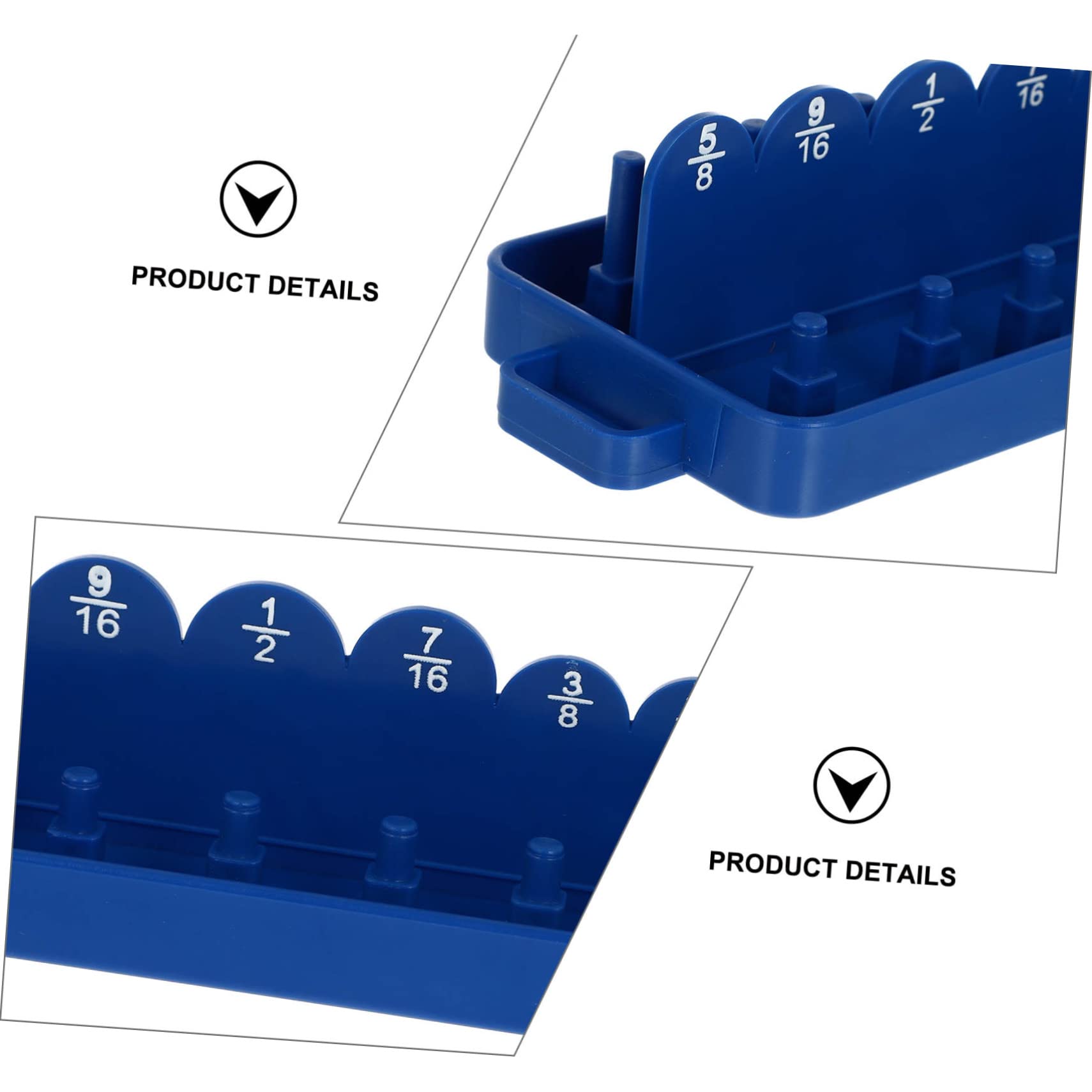 DOITOOL Plastic Socket Organizer - Wrench Socket Storage Rack with Inserting Slots for Efficient Tool Organization | Perfect for Garage, Workshop & DIY Projects