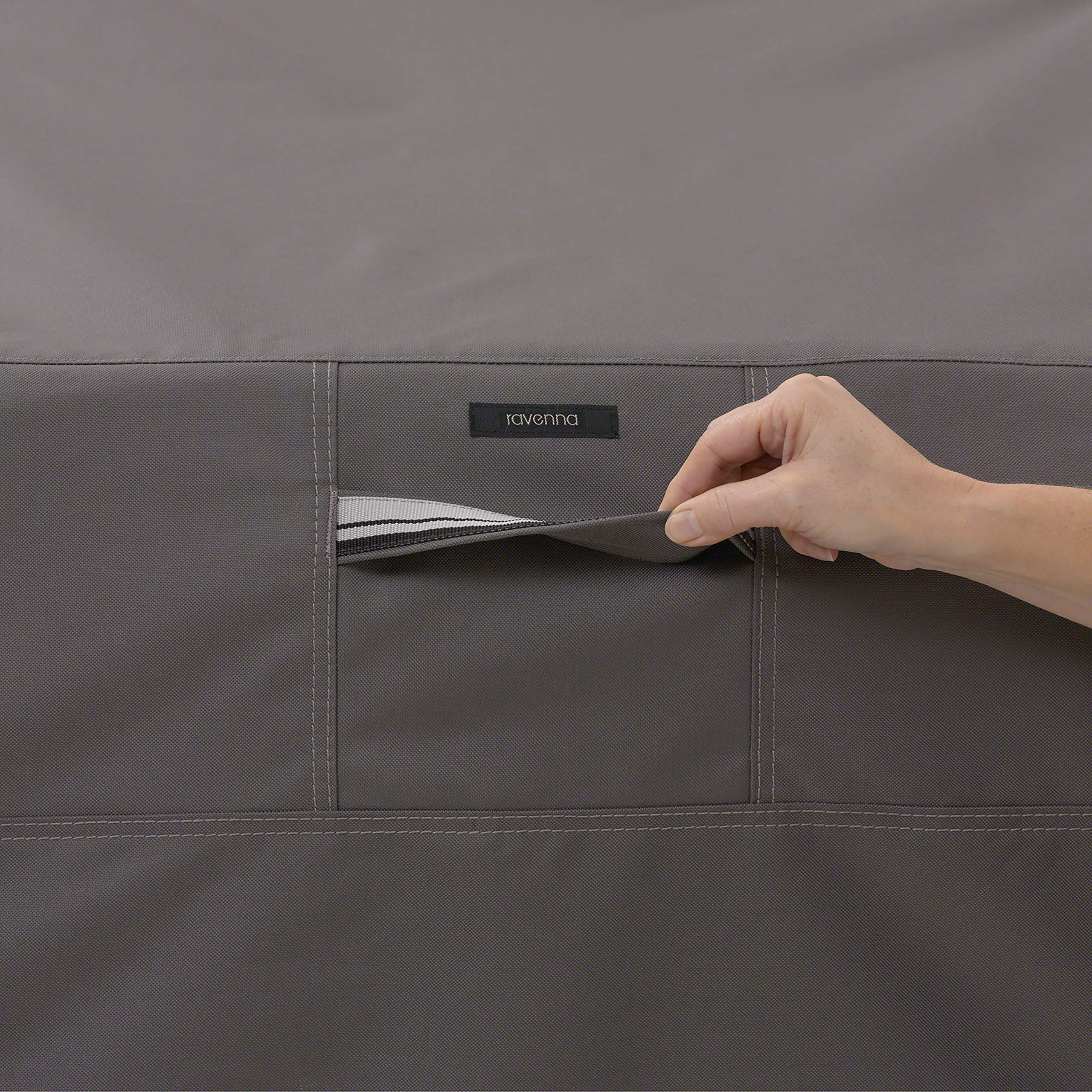 Waterproof Ravenna Outdoor Furniture Cover 128x30 Inch for Patio & Garden