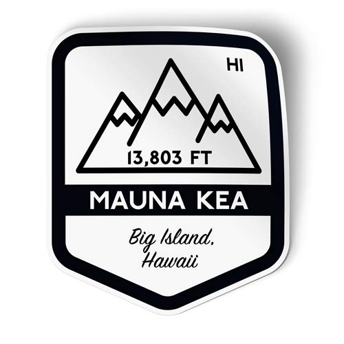 Squiddy Mauna Kea Vinyl Sticker Decal - Waterproof & Durable 3