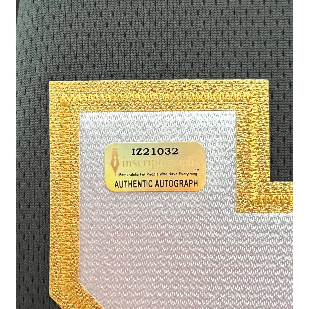 Logan Thompson Autographed Vegas Golden Knights Jersey - Signed Grey Home Hockey Jersey with COA & IGM - Perfect for Collectors, Fans, and Sports Memorabilia Displays
