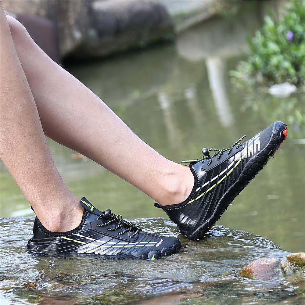 **Barefoot Water Shoes for Men & Women - Quick Dry Aqua Socks for Swimming, Beach, Yoga, Surfing & Water Sports - Lightweight & Breathable for Walking, Driving & Outdoor Activities**